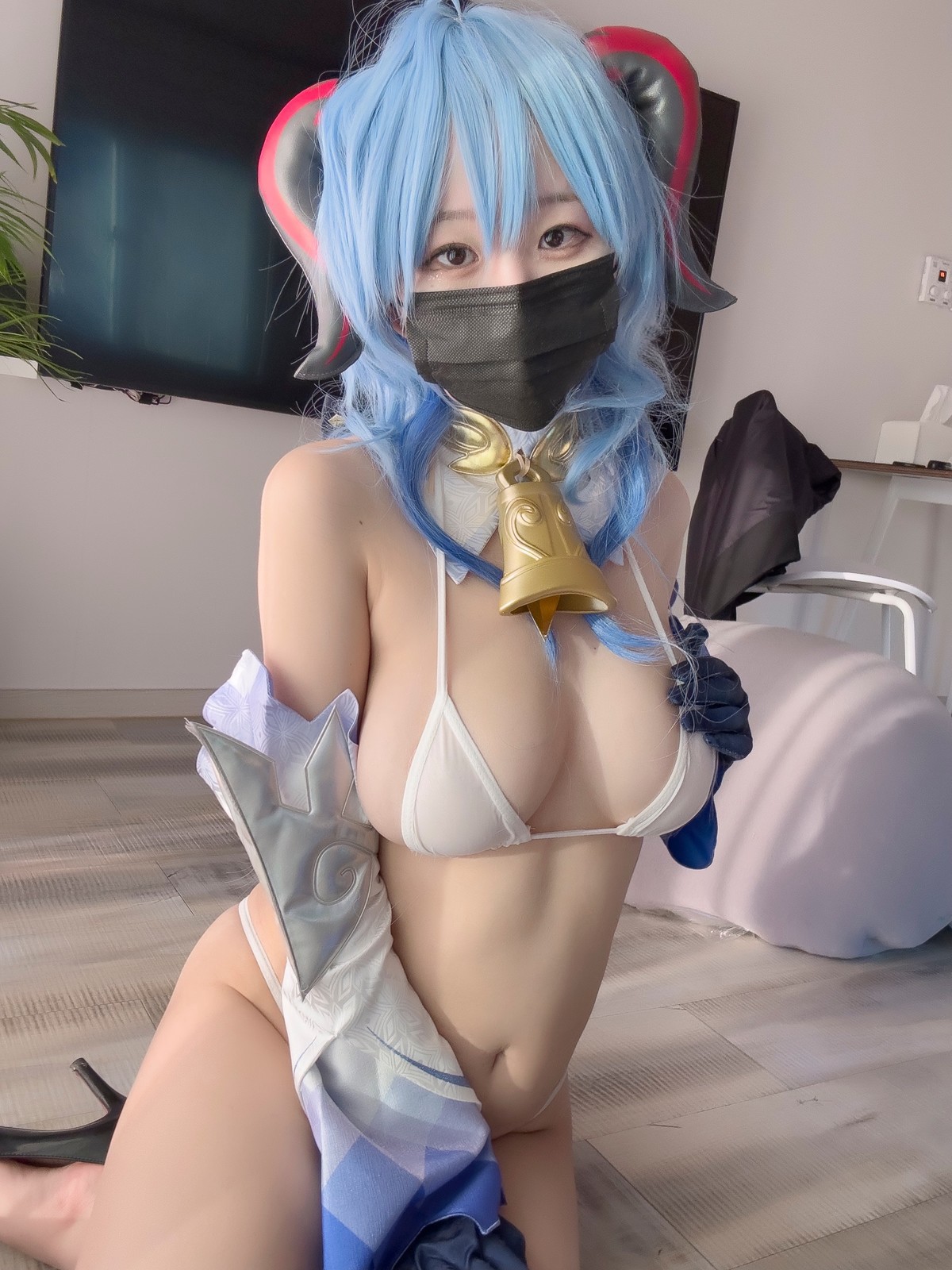 Cosplay EVE &#8211; Genshin Impact 甘雨 Ganyu Set.02(13)