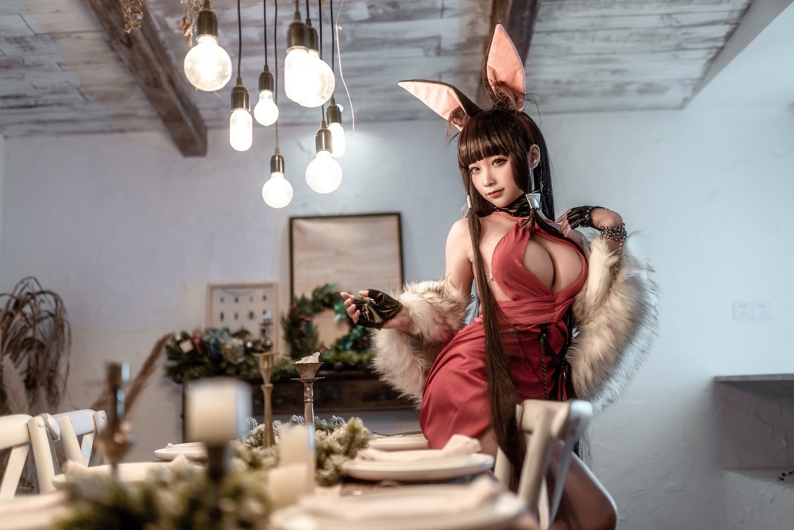 Cosplay 蠢沫沫 Chunmomo 碧蓝航线 赤城(22)
