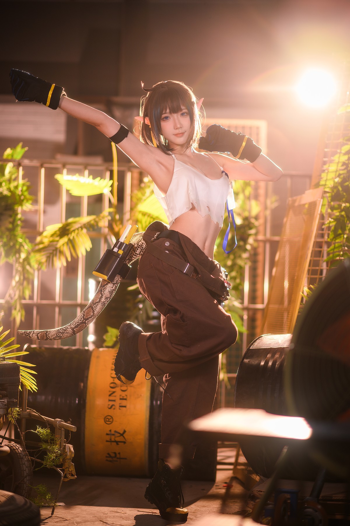 阿包也是兔娘 Cosplay 森蚺 Forest Flea(13)