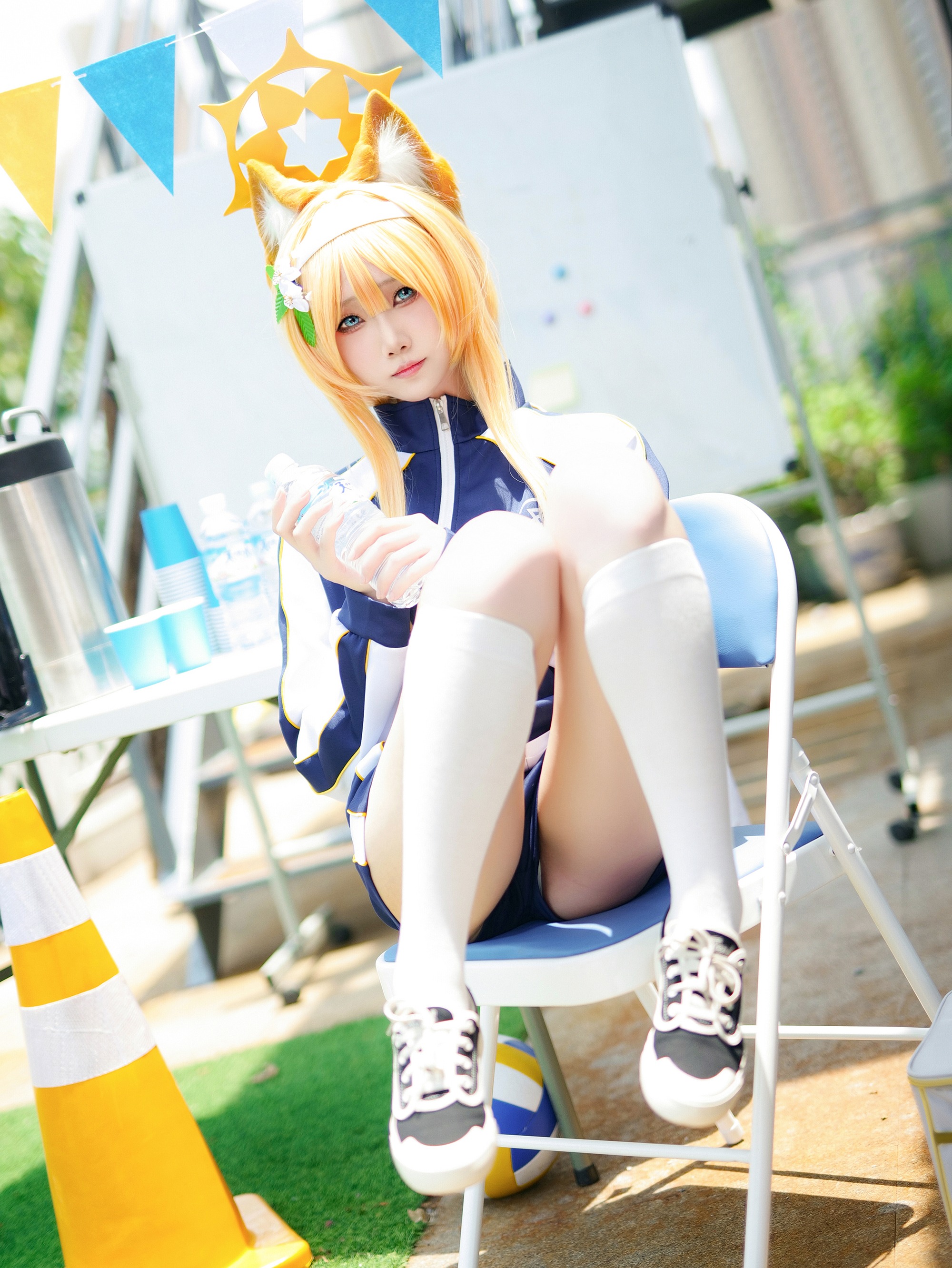 妈妈子 《Blue Archive - 伊落マリー（体操服）》cosplay vol.02(9)