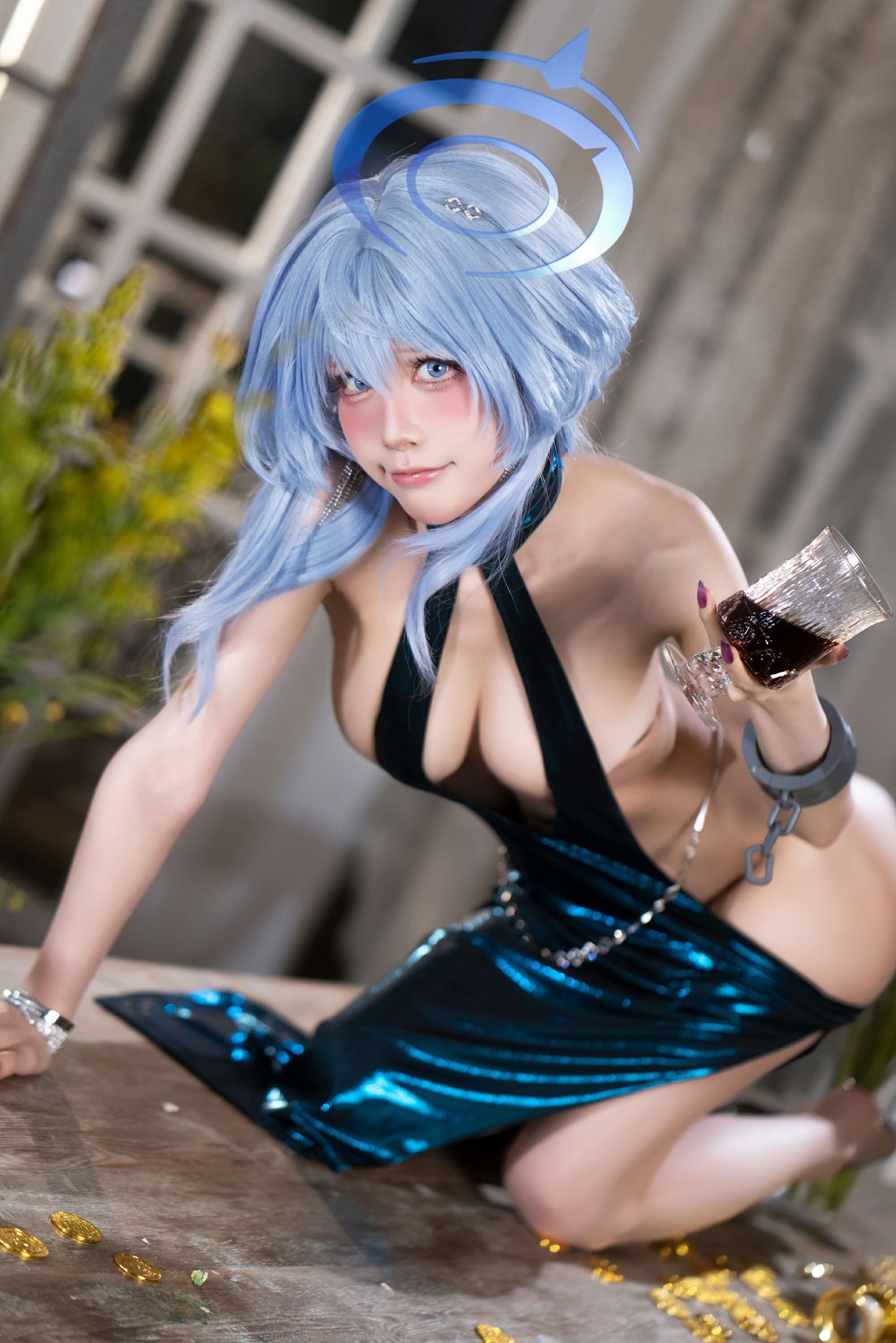 水淼aqua - 蔚蓝档案 天雨亚子礼服(9)