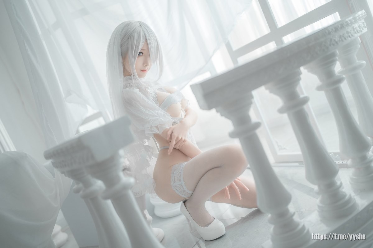 蠢沫沫 - 2B 白婚纱 [59P](49)