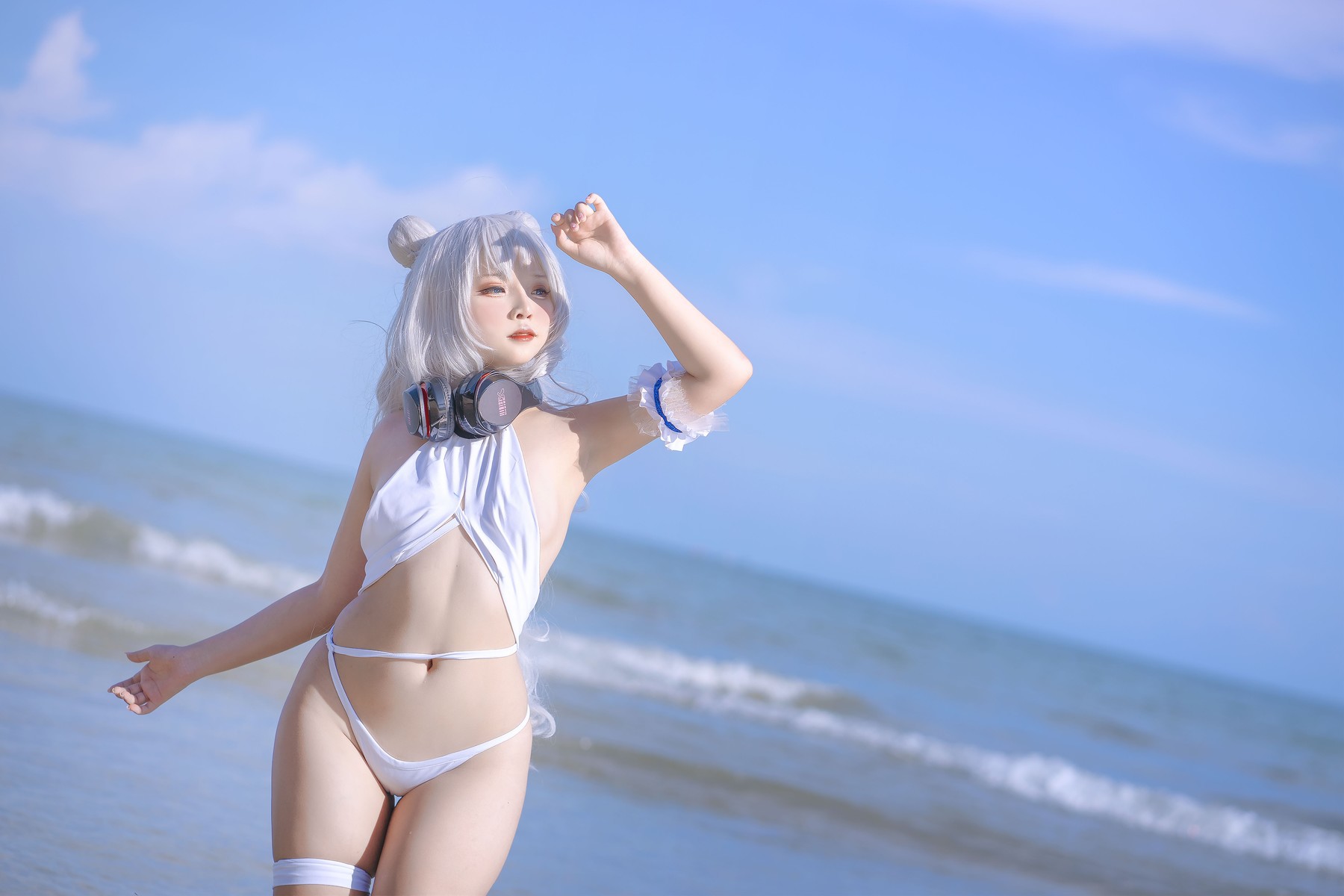Sayo Momo Cosplay 恶毒 ル・マラン Le Malin bikini(12)