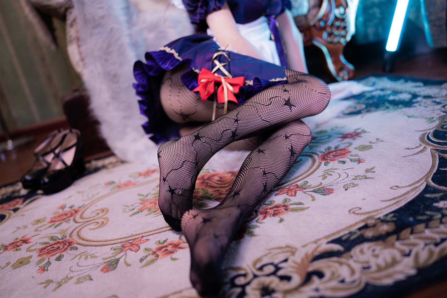 阿包也是兔娘 Cosplay 莫娜女仆(24)
