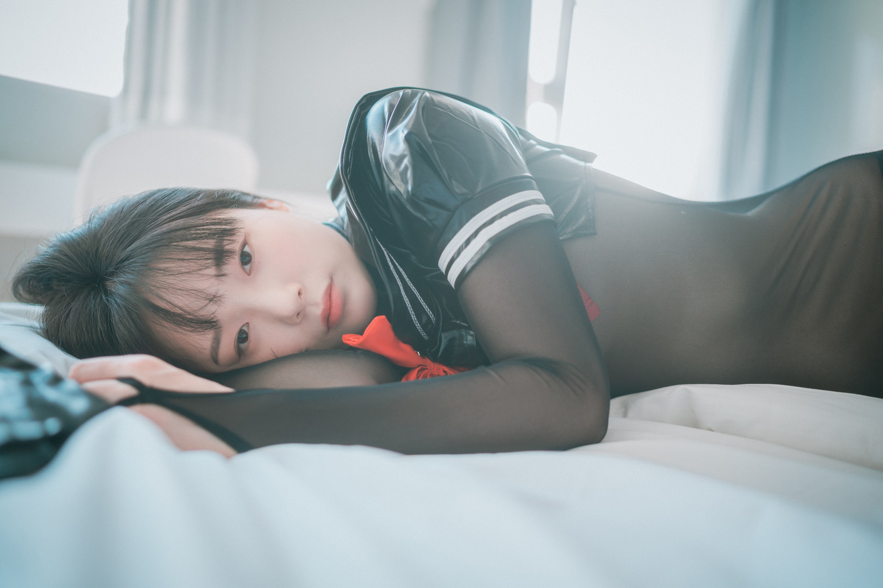 PIA 피아 (박서빈), [DJAWA] Leather Black Schoolgirl Set.02(47)