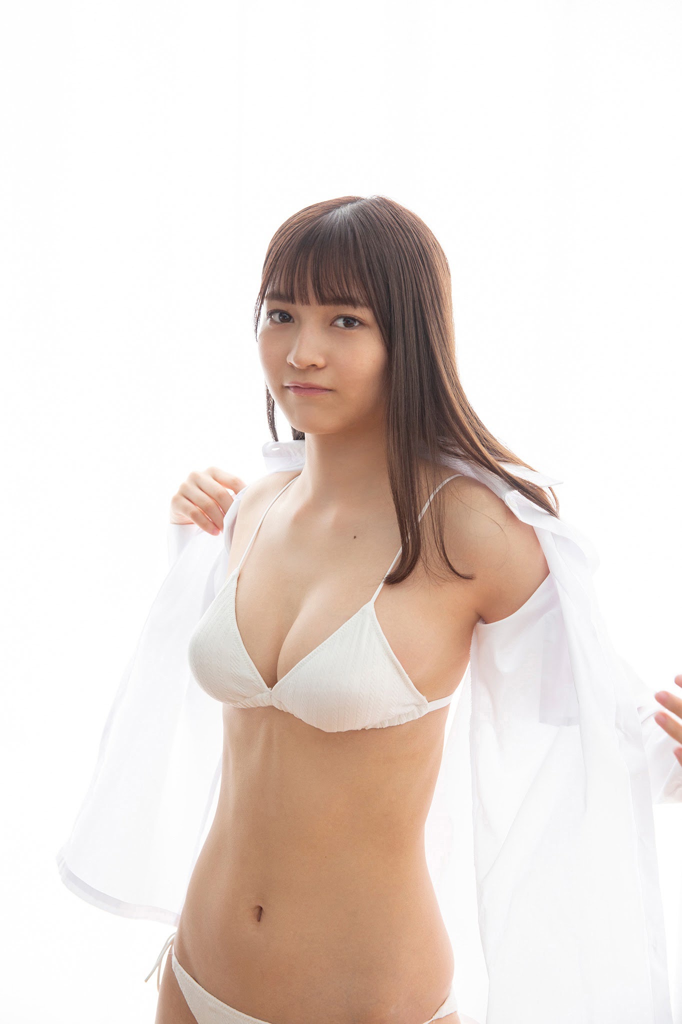 Nanako Kurosaki 黒嵜菜々子, ヤンマガWeb グラビアちゃんはバズりたい Peel the Apple(7)