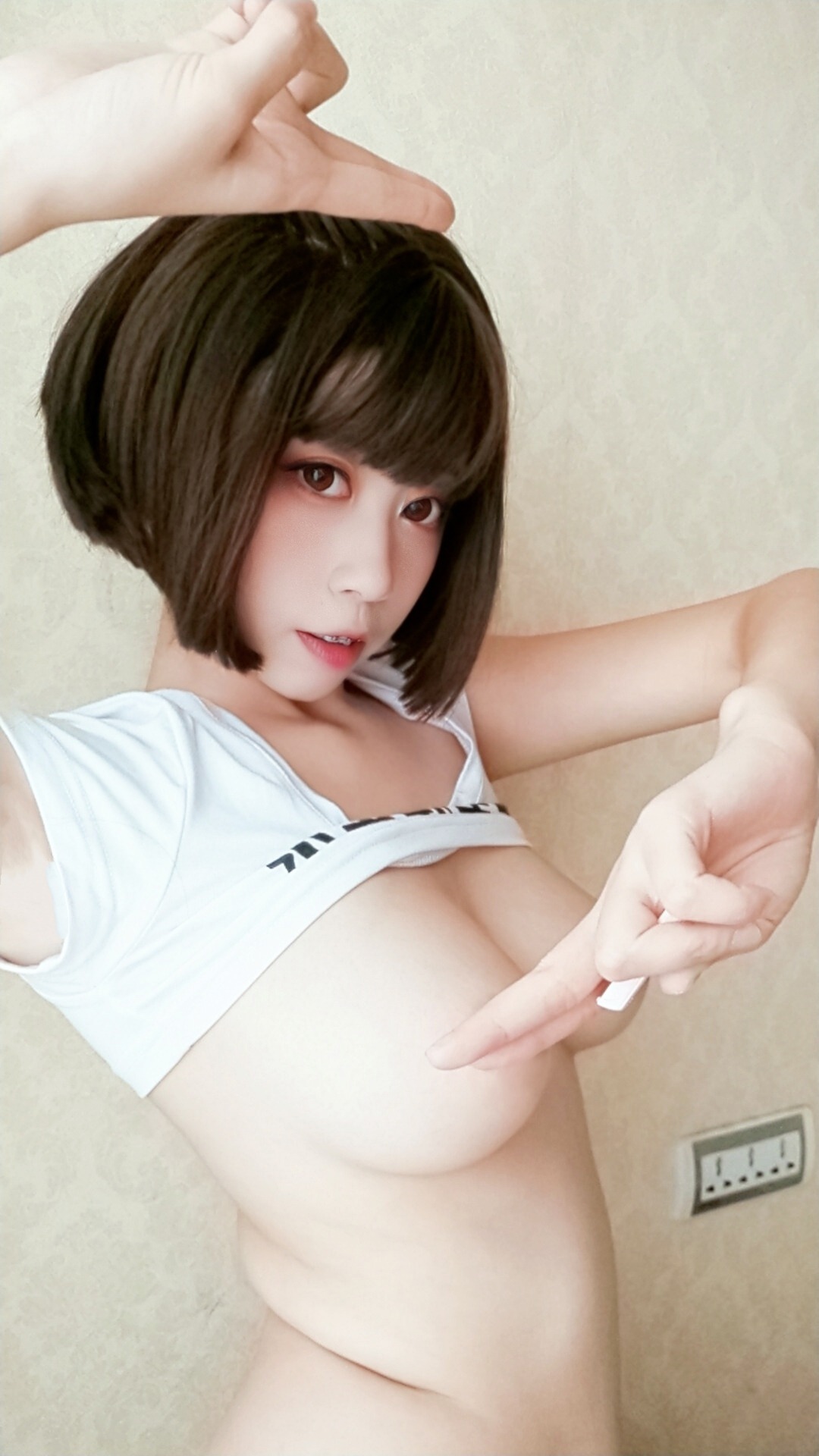 奈汐酱Nice - 自撮り - Vol.001 快乐水 兔女郎 [56P4GIF](9)