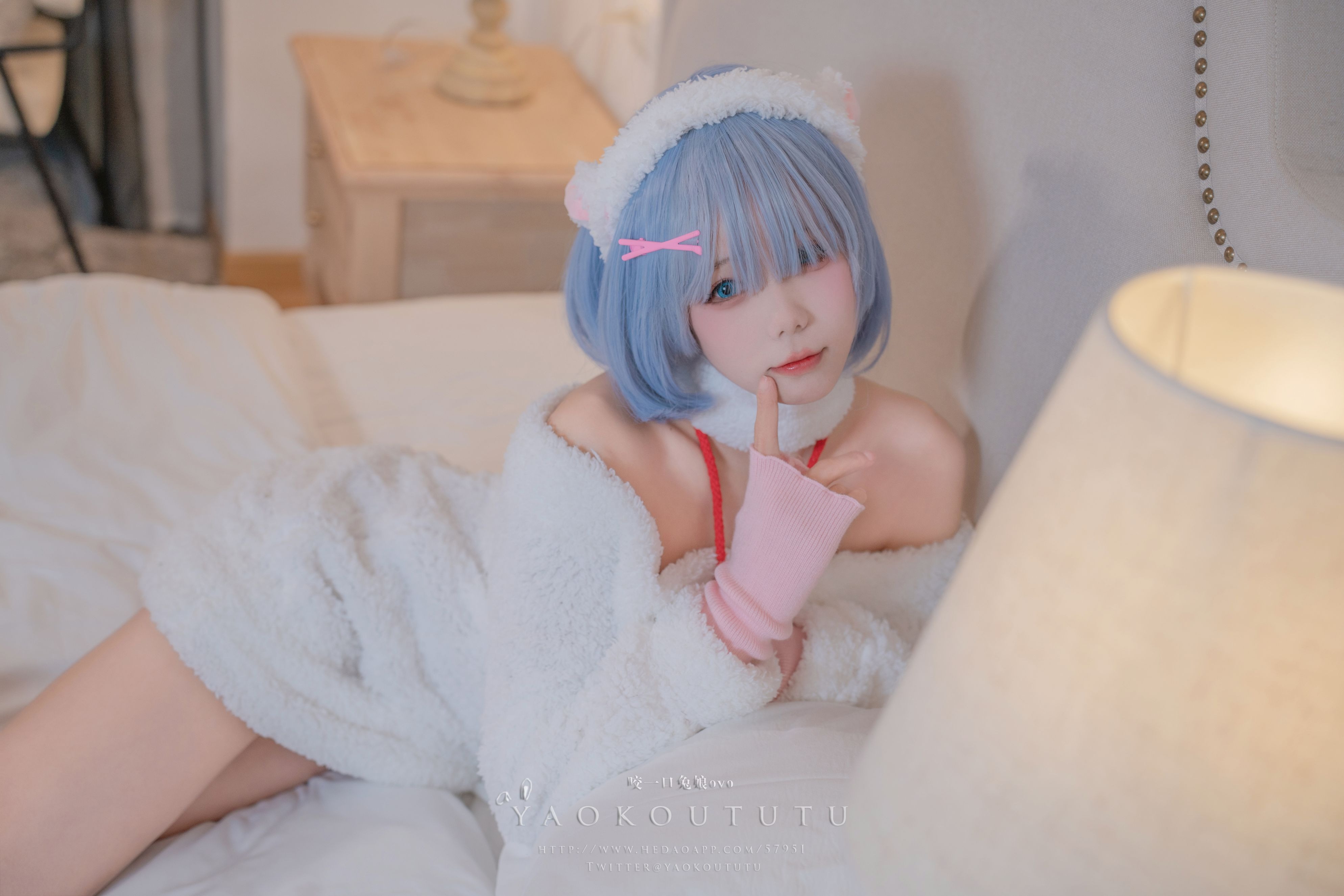 黏黏团子兔 T3特典 蕾姆咩咩 [53P-570M](7)