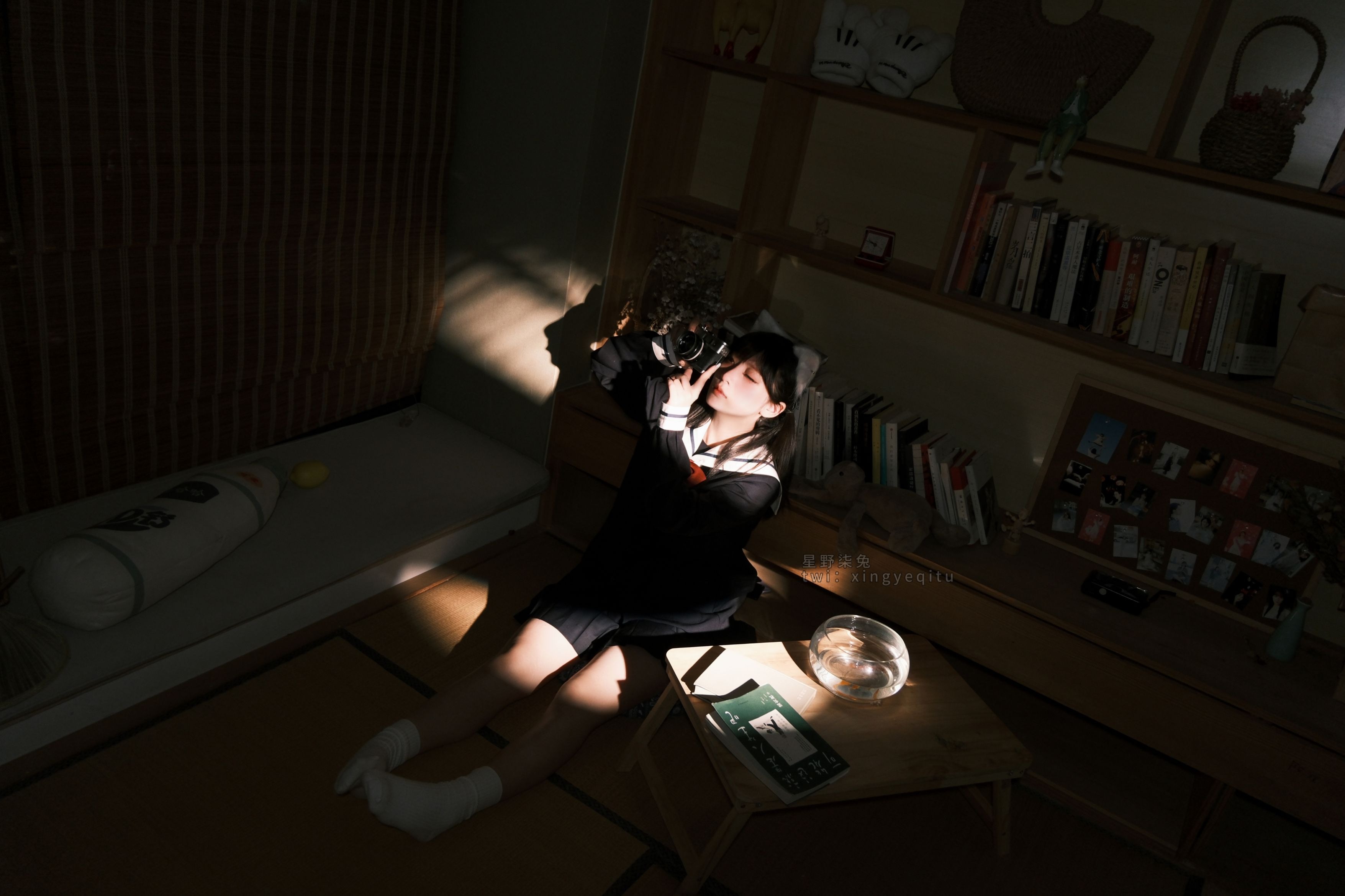 星野柒兔 放课后的吔鱼少女[59P1V-417MB](3)