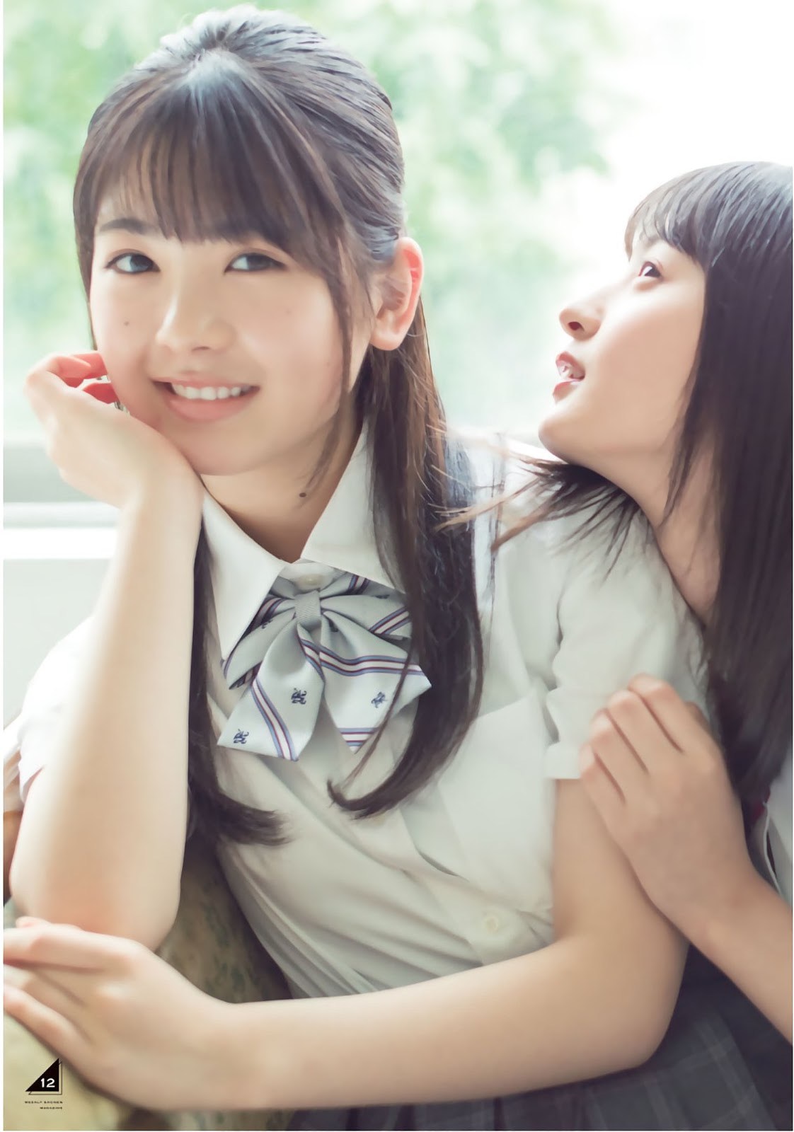 Sakura Endo 遠藤さくら, Ayame Tsutsui 筒井あやめ, Haruka Kaki 賀喜遥香, Shonen Magazine 2019 No.38 (少年マガジン 2019年38号)(5)