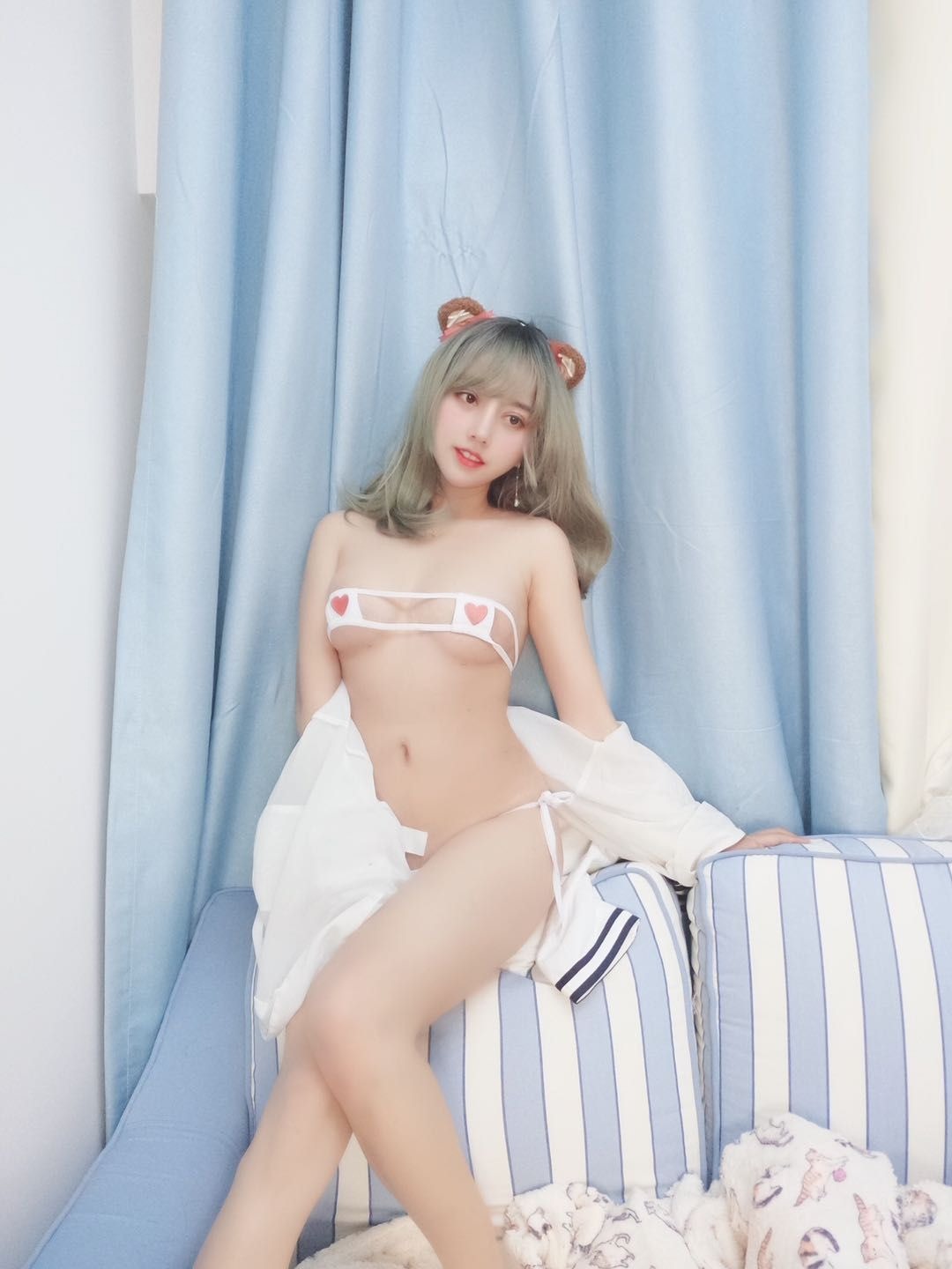 过期米线线喵 - 白色耳兽[18P](12)