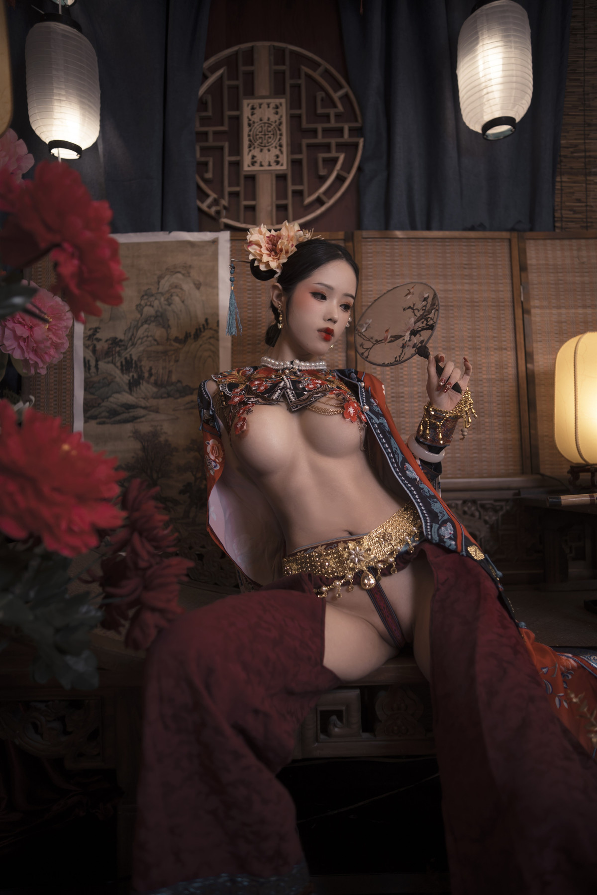 Cosplay 钛合金大粑粑 满清服饰(19)