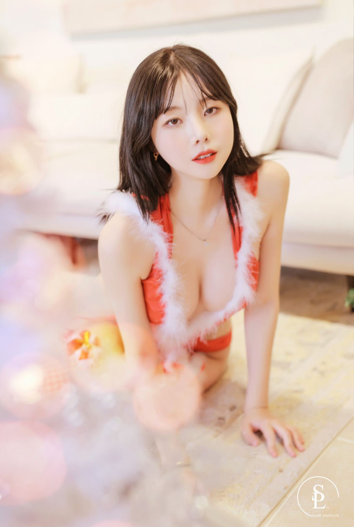 Yuna 유나, [SAINT Photolife] Merry Yuna’s Xmas Set.02(5)
