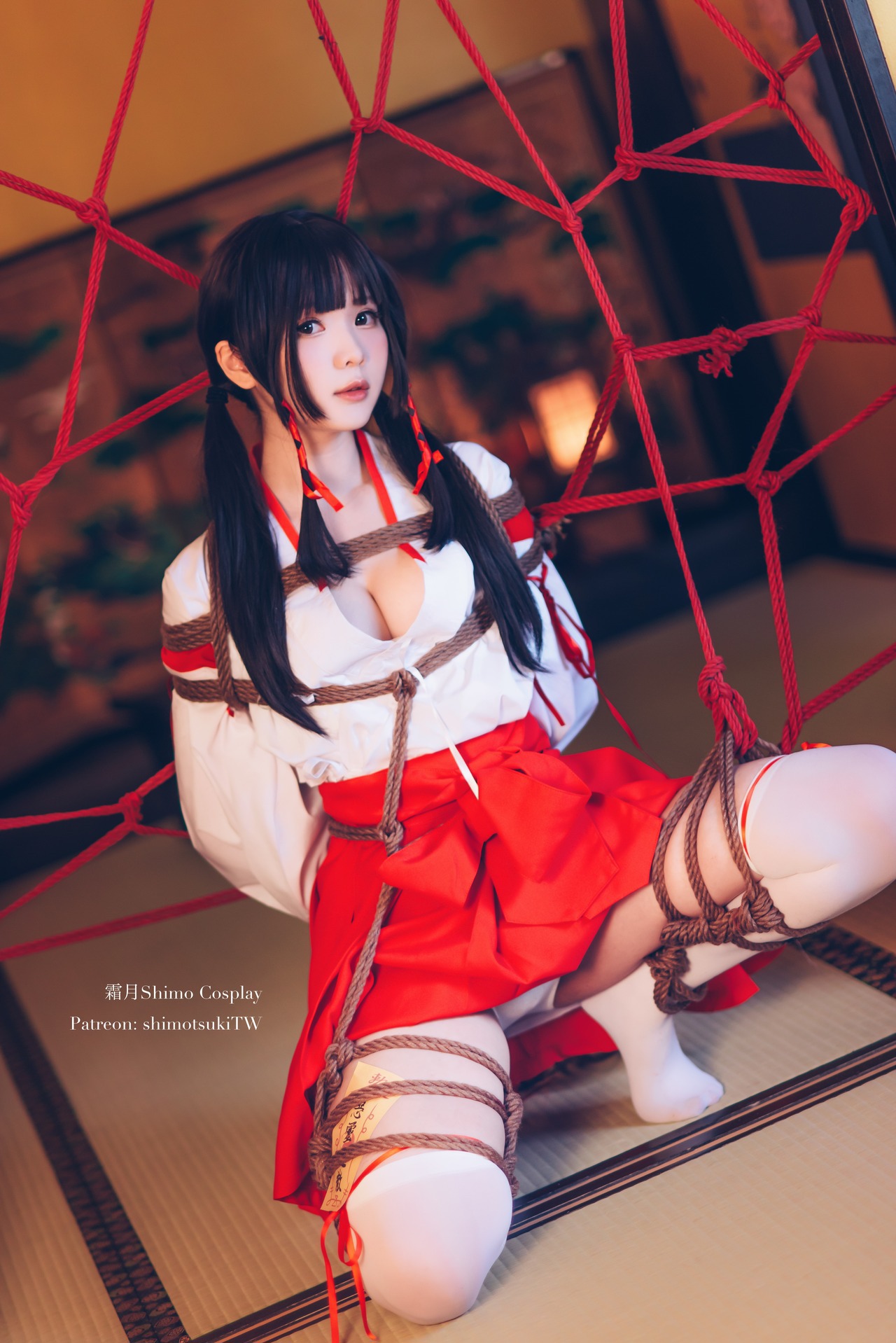 [霜月shimo] 巫女捆绑 Miko Bundle(8)
