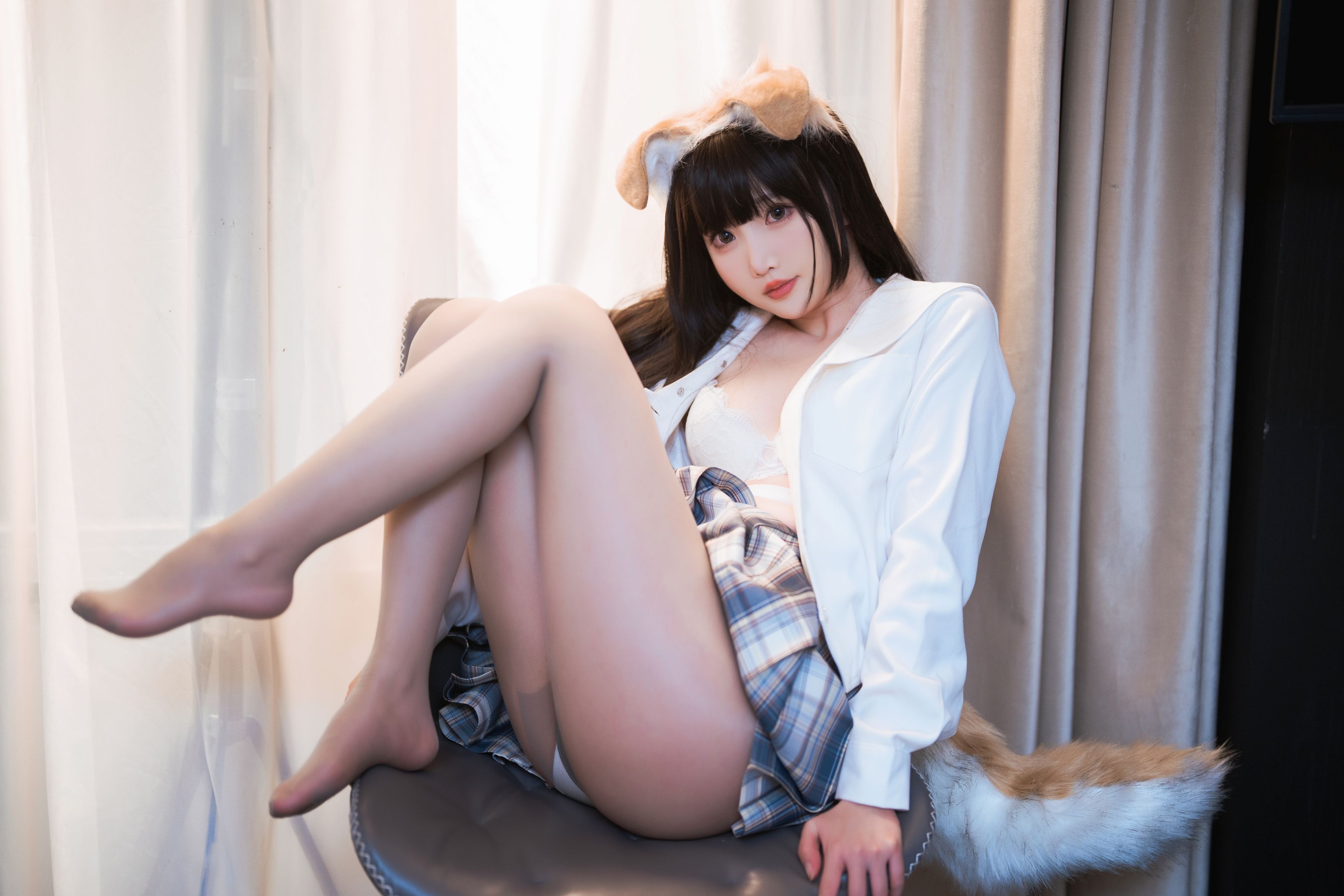面饼仙儿 狗妹JK 24P（6月28打赏群资源）