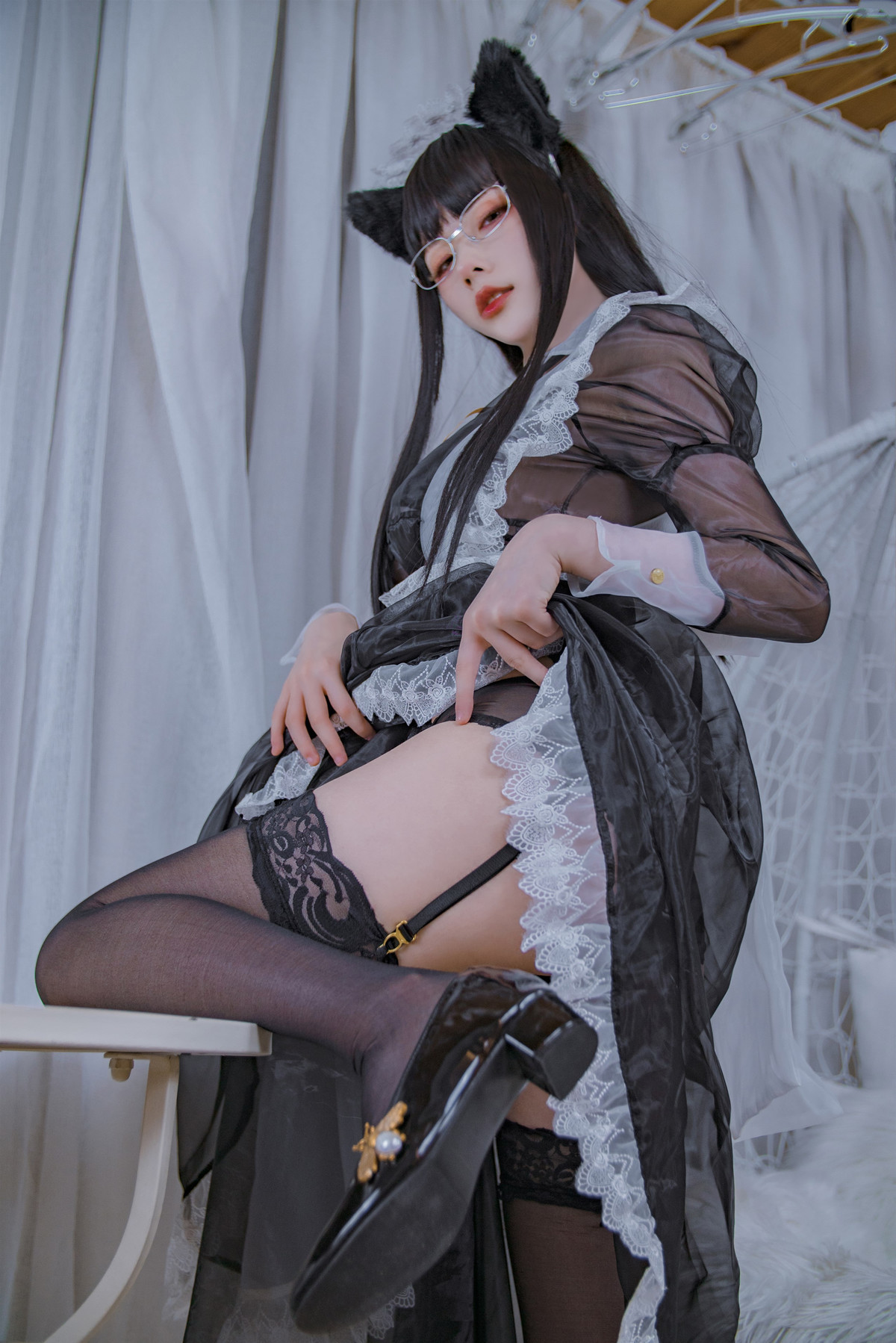 Cosplay 起司块wii写真 会长是女仆大人(42)