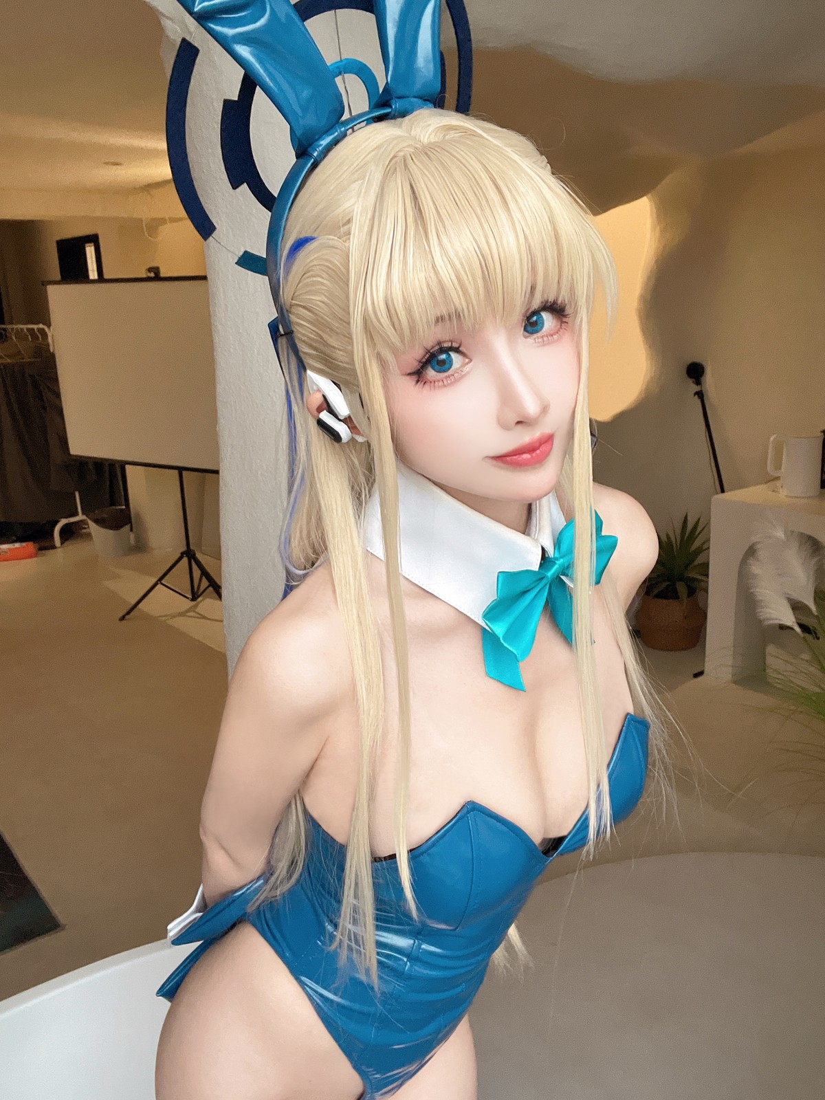 Cosplay Rioko凉凉子 碧蓝档案 TOKI兔兔(36)