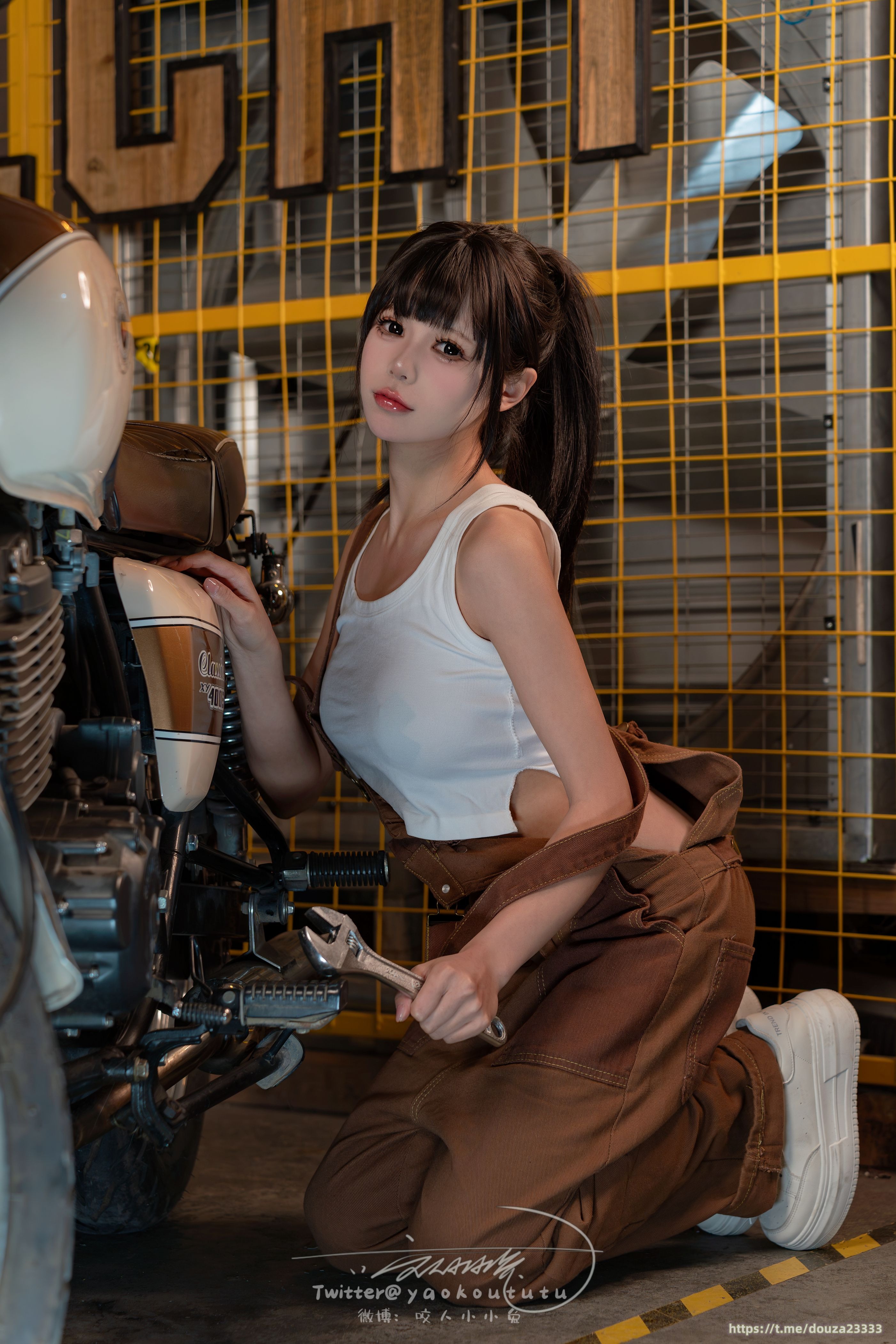 1月作品『机车修理工』70P+1V Shake it（2月22打赏群资源）(57)