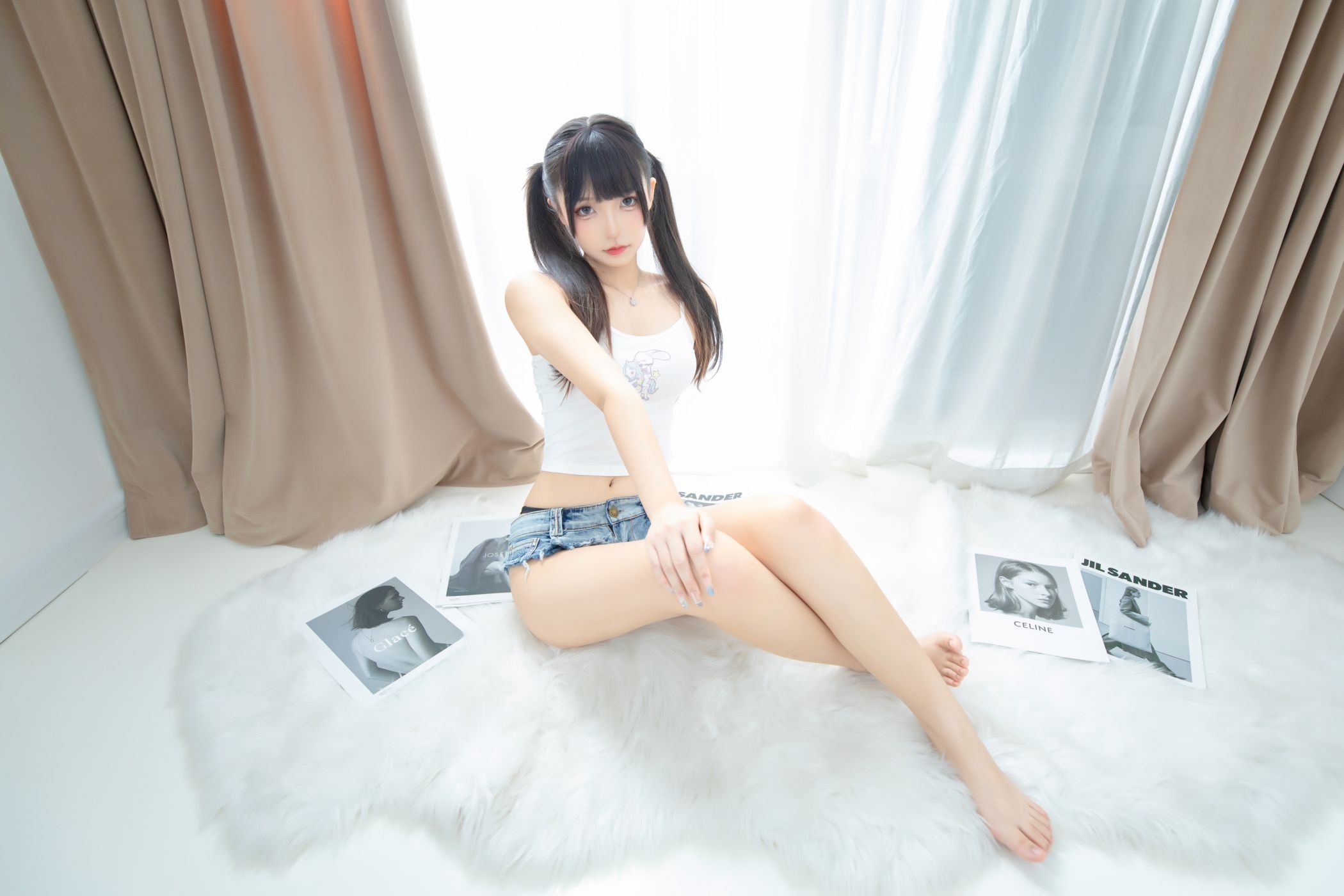 神楽坂真冬 牛仔兔兔(69)