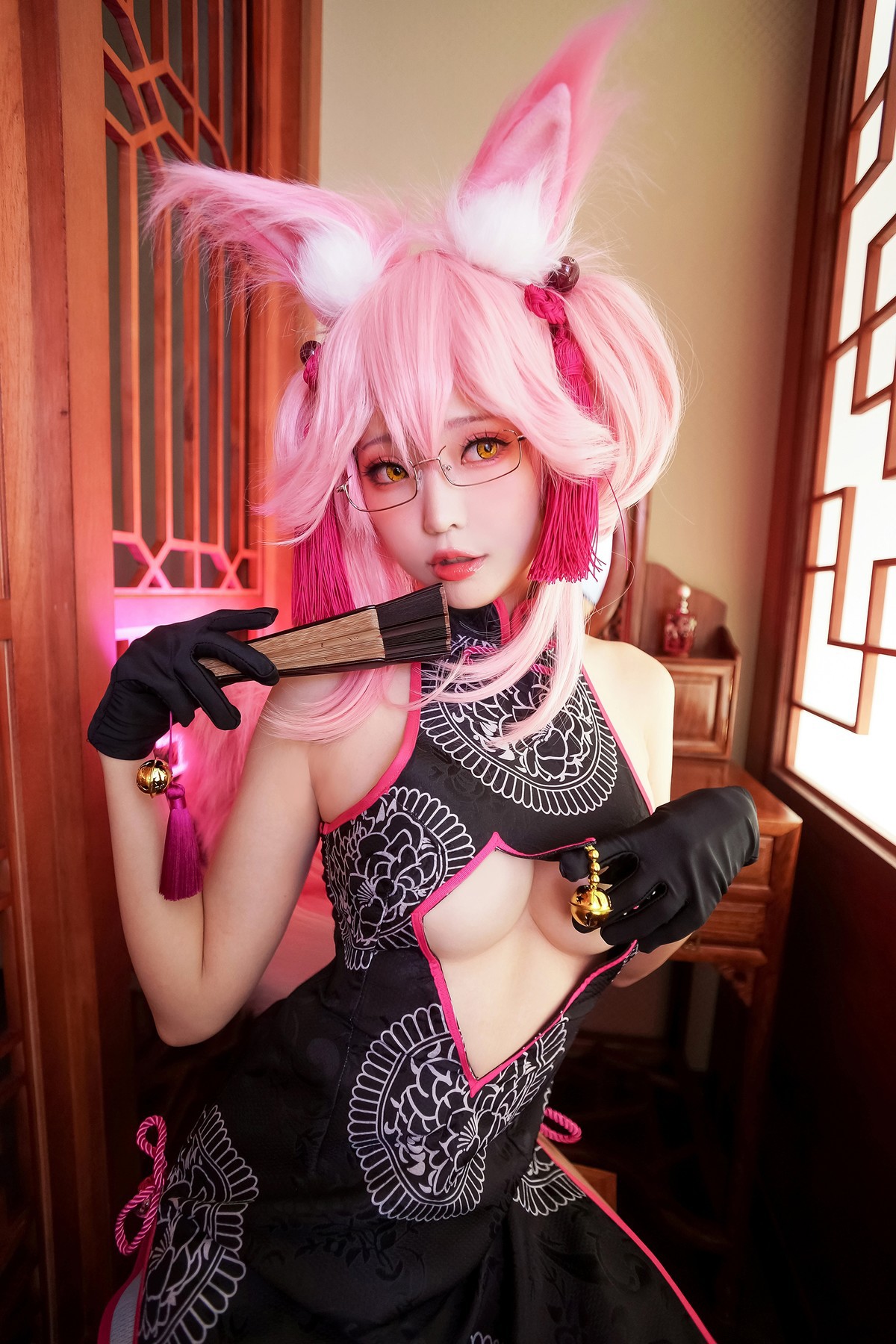 Cosplay ElyEE子 玉藻前旗袍(29)