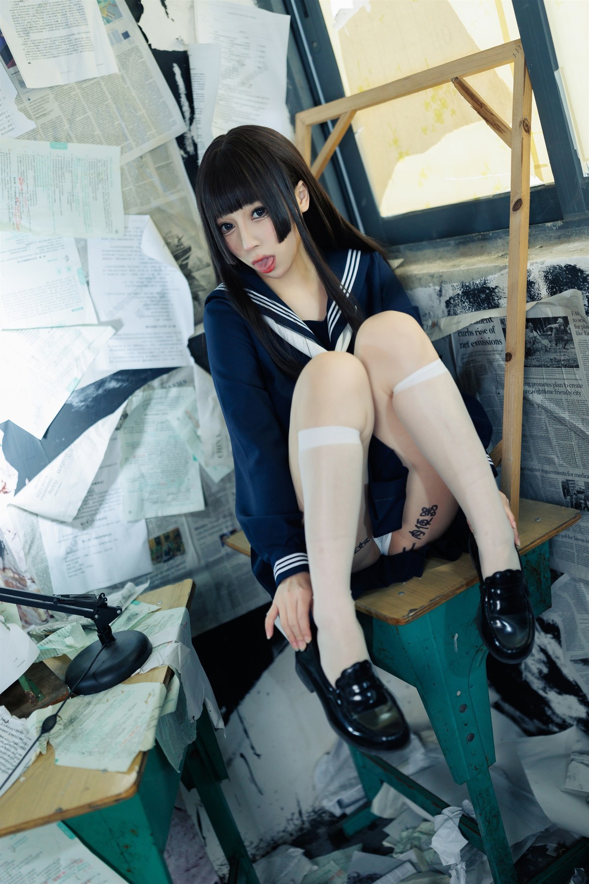 Cosplay 胡桃猫Kurumineko 反差学妹 Set.01(19)