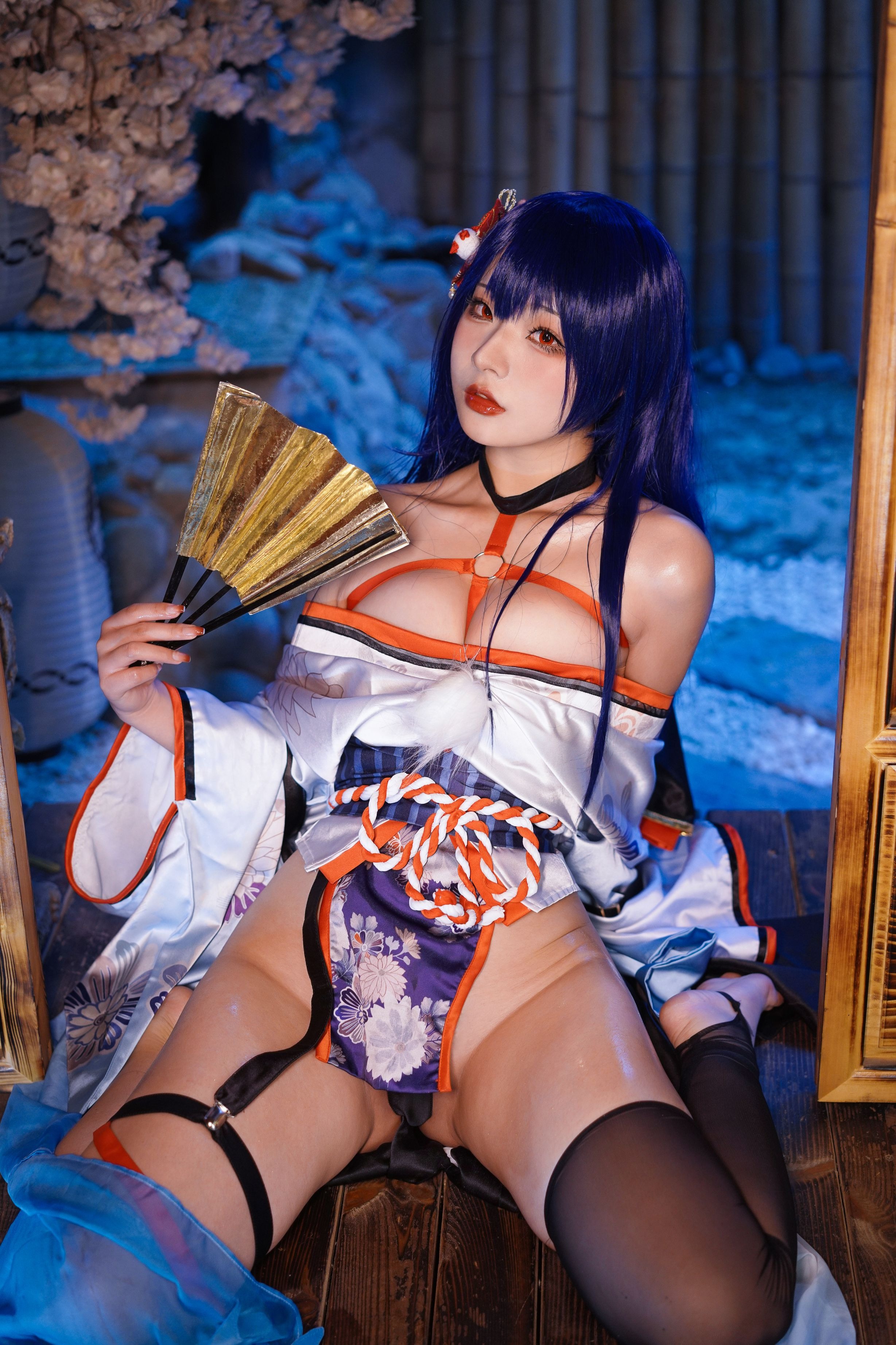 Yuuhui玉汇 Erophone Re 真子-和服抹油[82P](6)