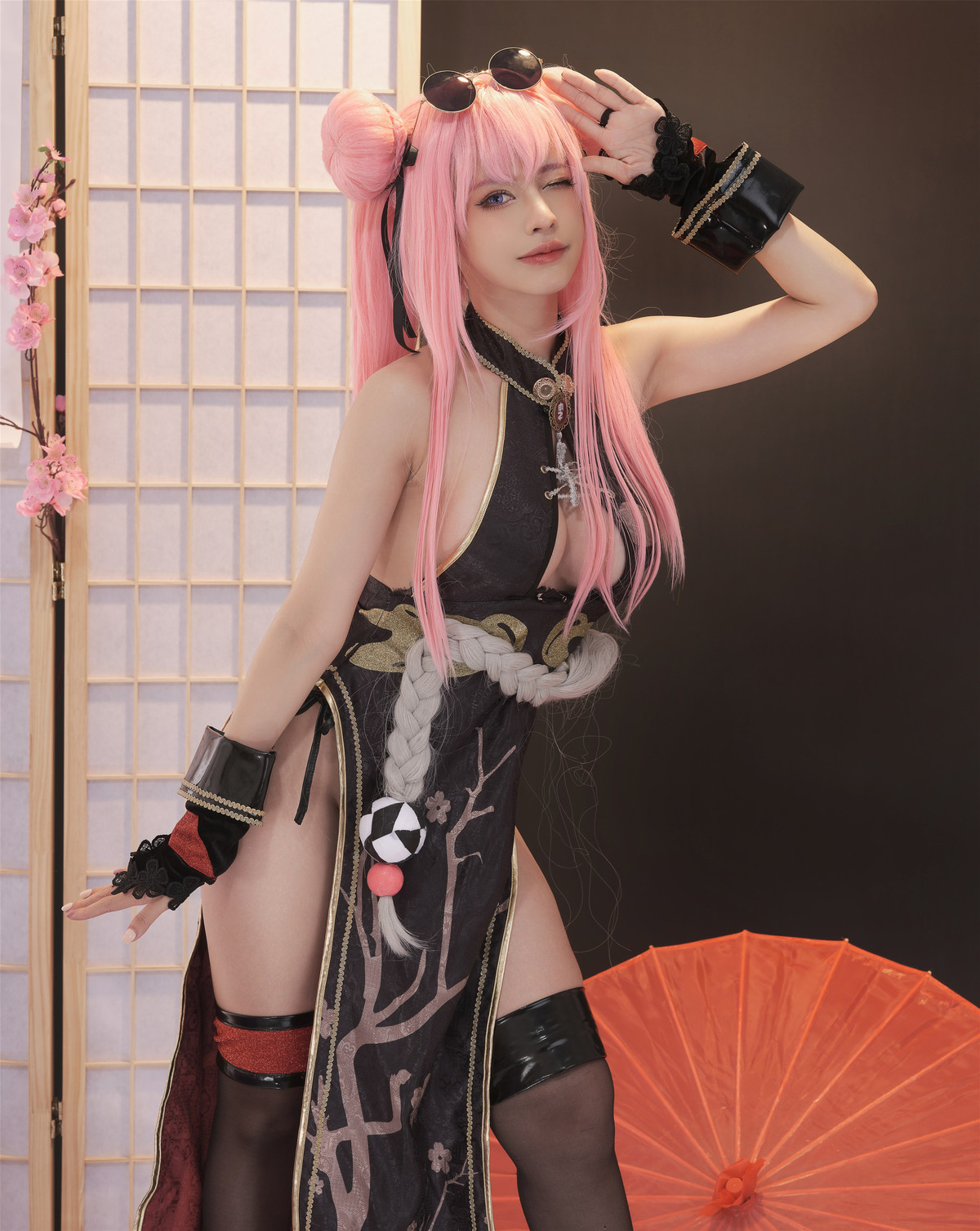 Cosplay PingPing平平 Bremerton KungFu Qipao(6)