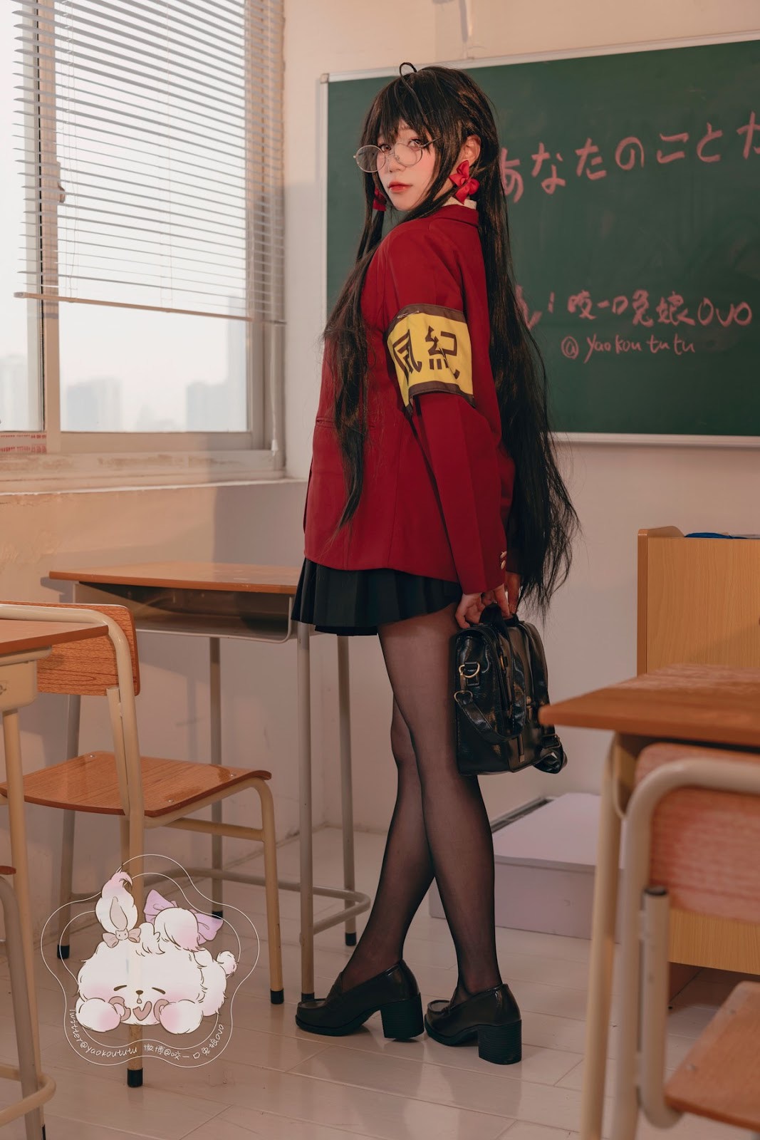 Cosplay 黏黏团子兔 风纪委员大凤(7)