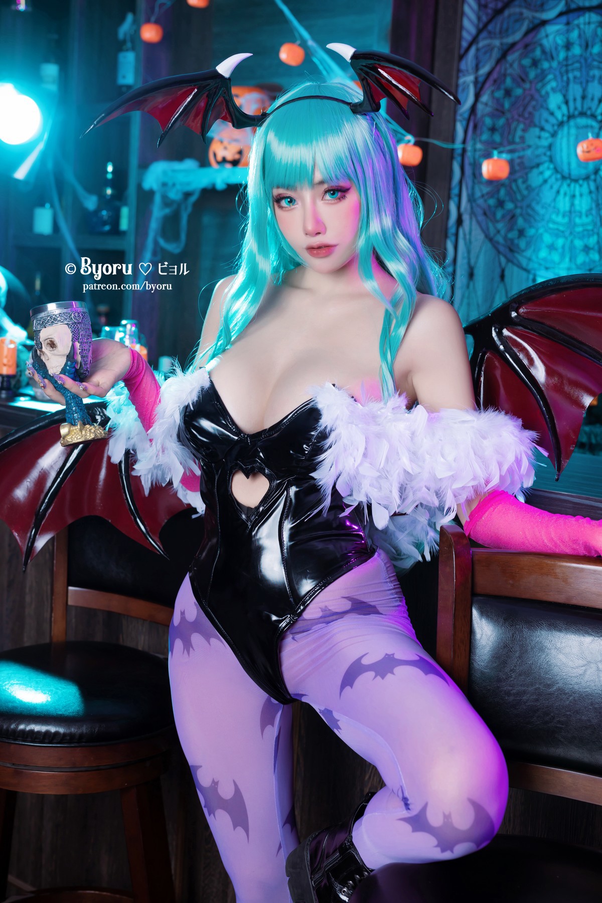 Cosplay 萝莉Byoru Morrigan(3)