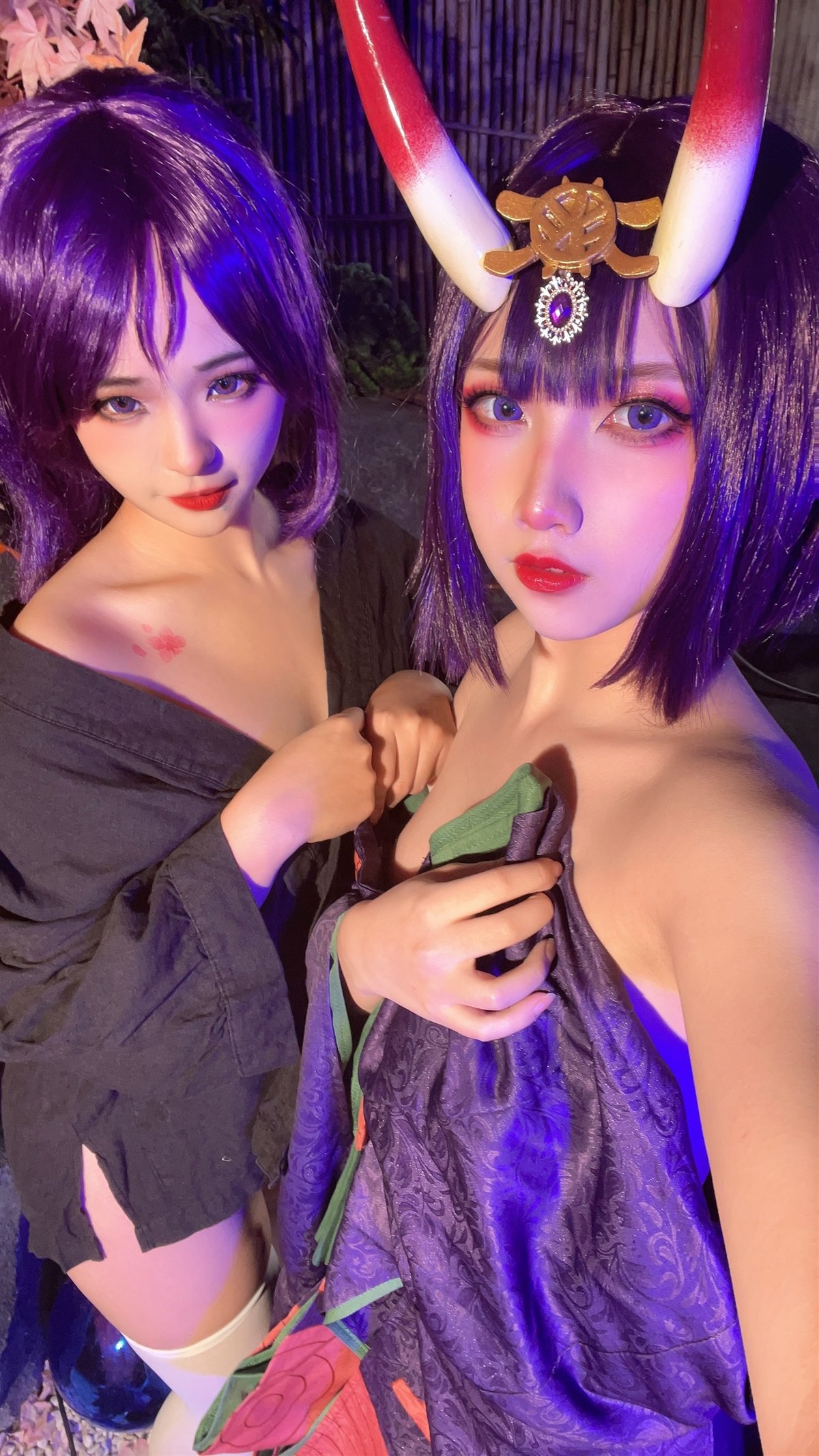 Cosplay 小和甜酒 阿呀 温泉酒吞奶光双人 Set.03(49)