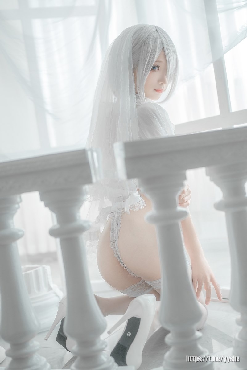 蠢沫沫 - 2B 白婚纱 [59P](54)