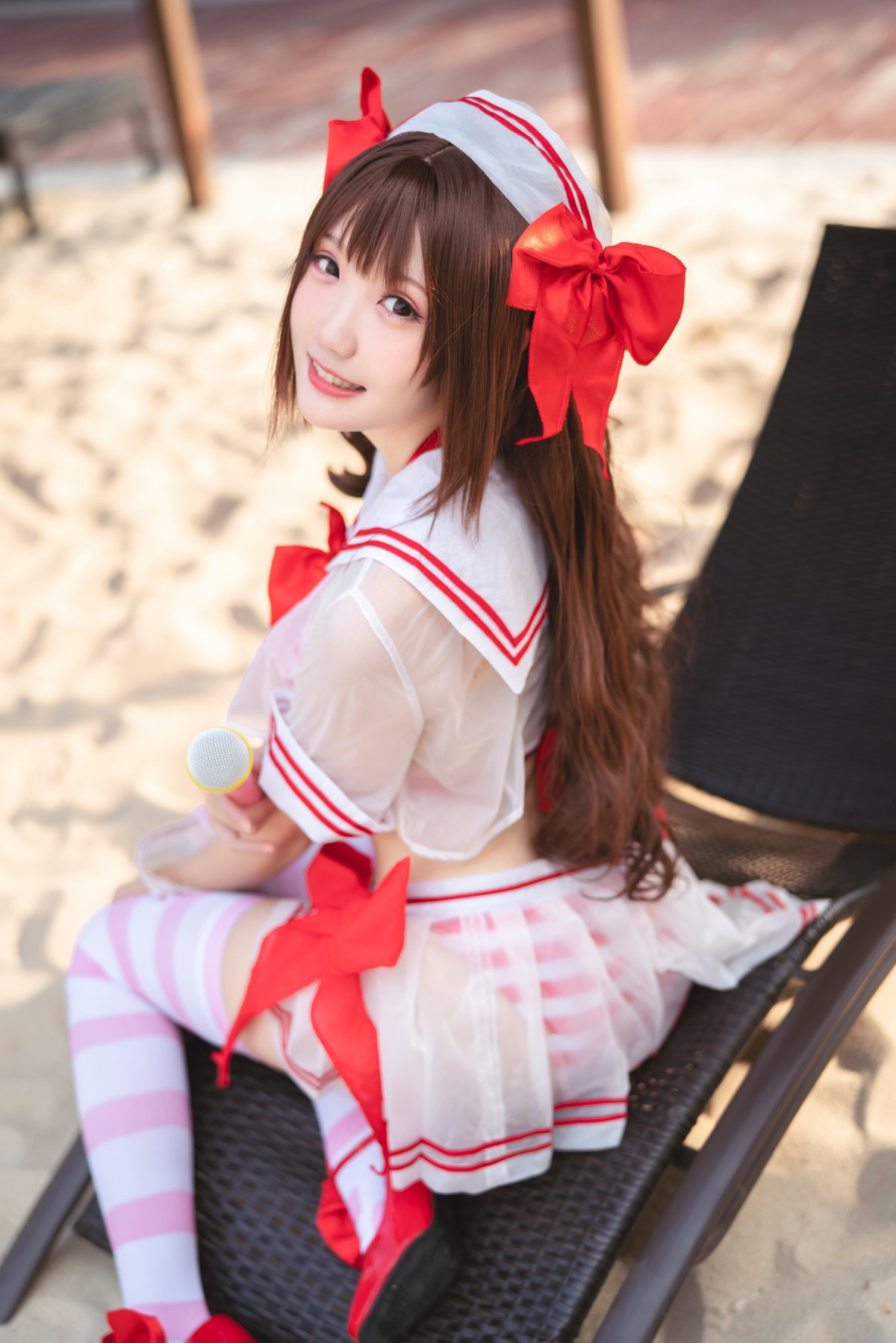Cosplay 瓜希酱 岛村卯月 泳衣(27)