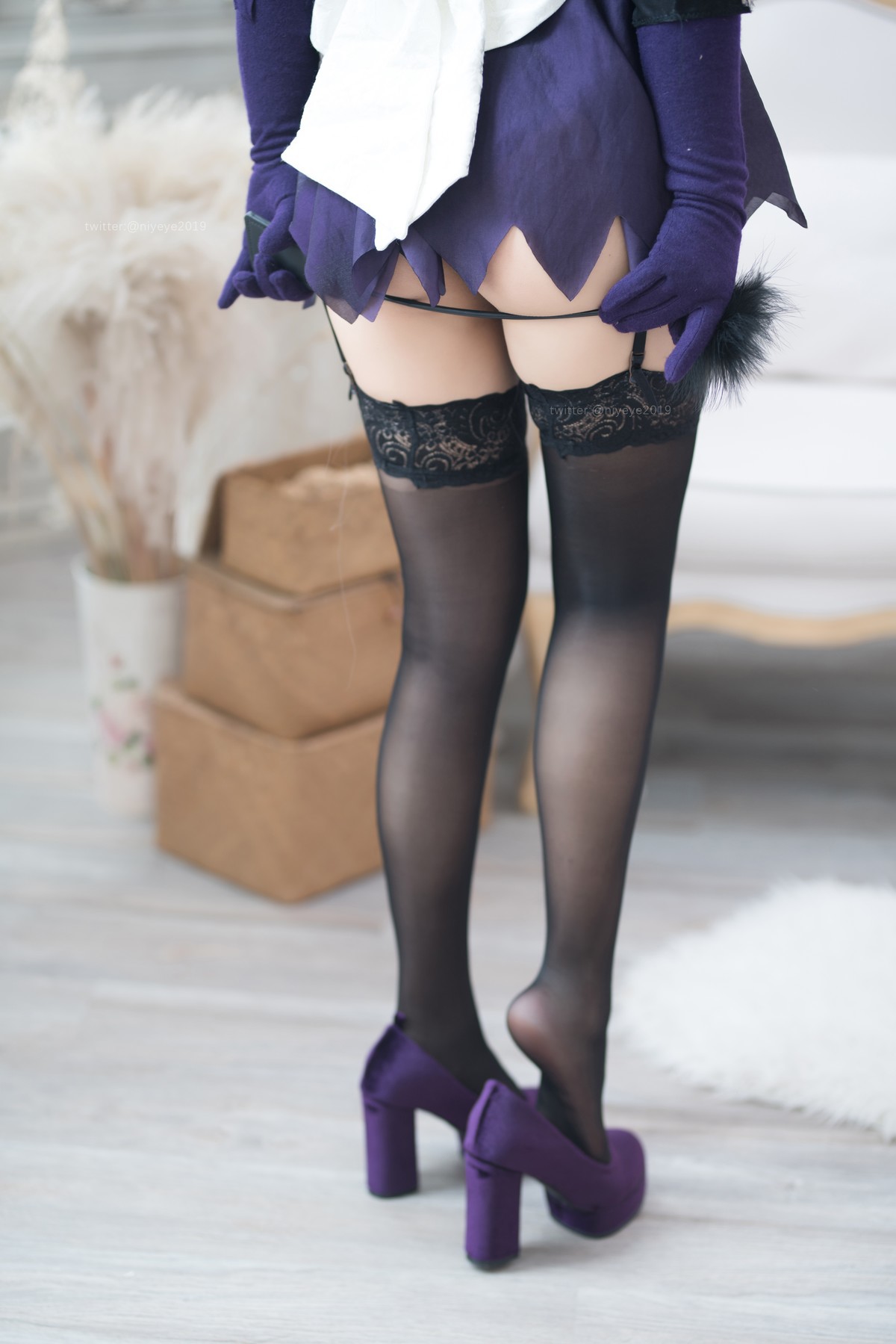 Cosplay 白烨 黑枪呆女仆(42)