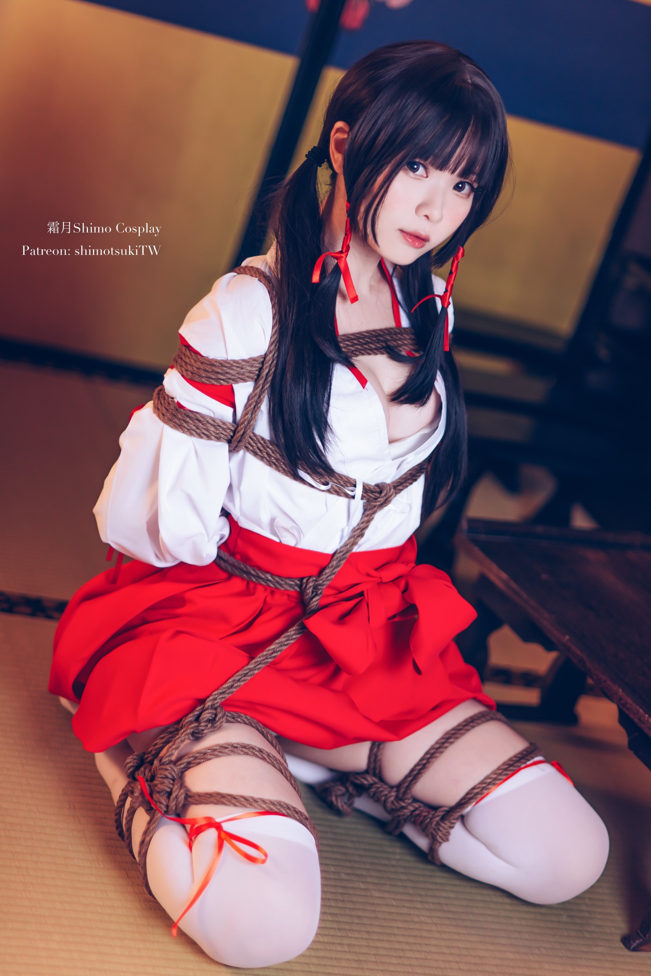 [霜月shimo] 巫女捆绑 Miko Bundle(19)