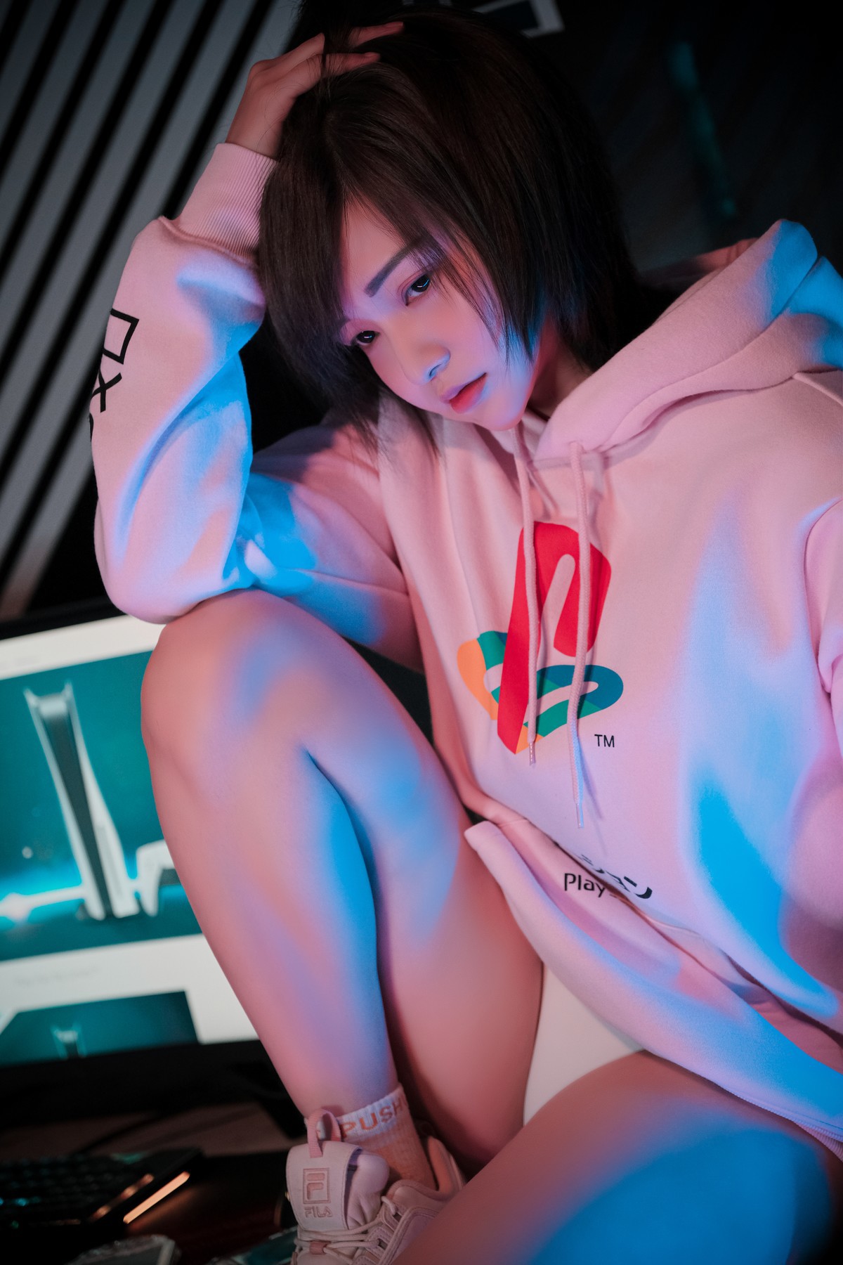 Cosplay Potato Godzilla Lonley Gamer(13)