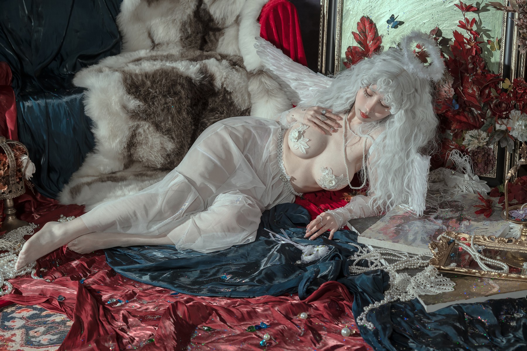 Cosplay 云溪溪 天使(14)