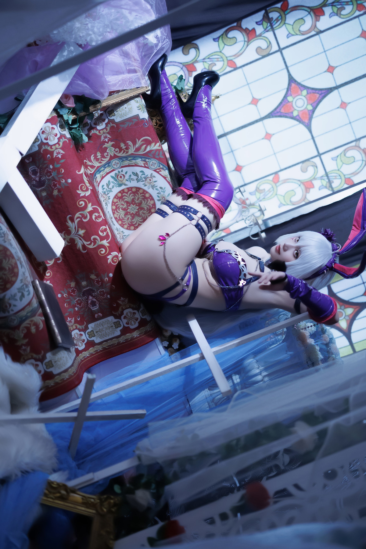 Cosplay Cien恩恩 黑贞兔女郎泳装(29)