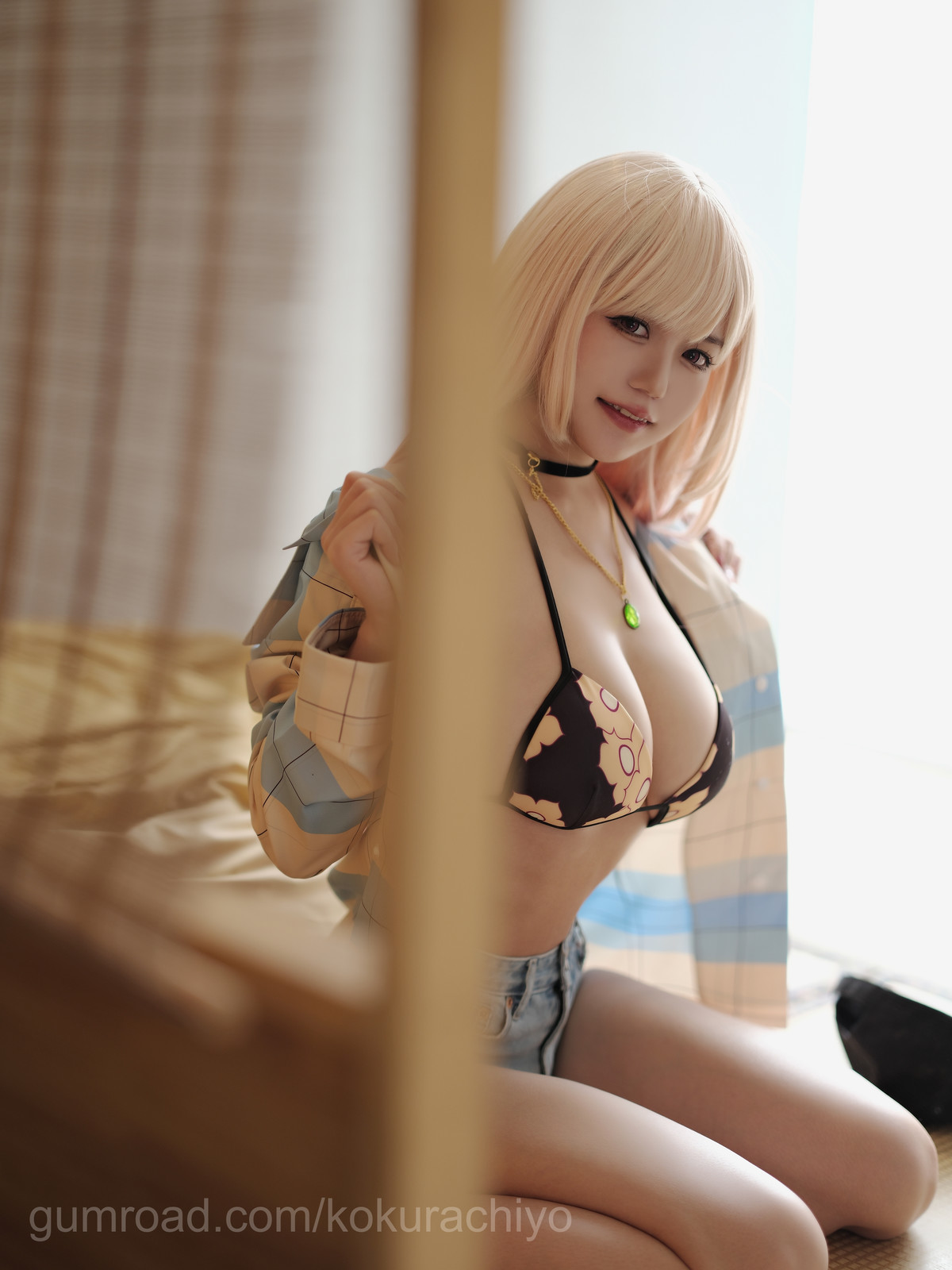 Cosplay 小仓千代w 喜多川海夢泳装(5)