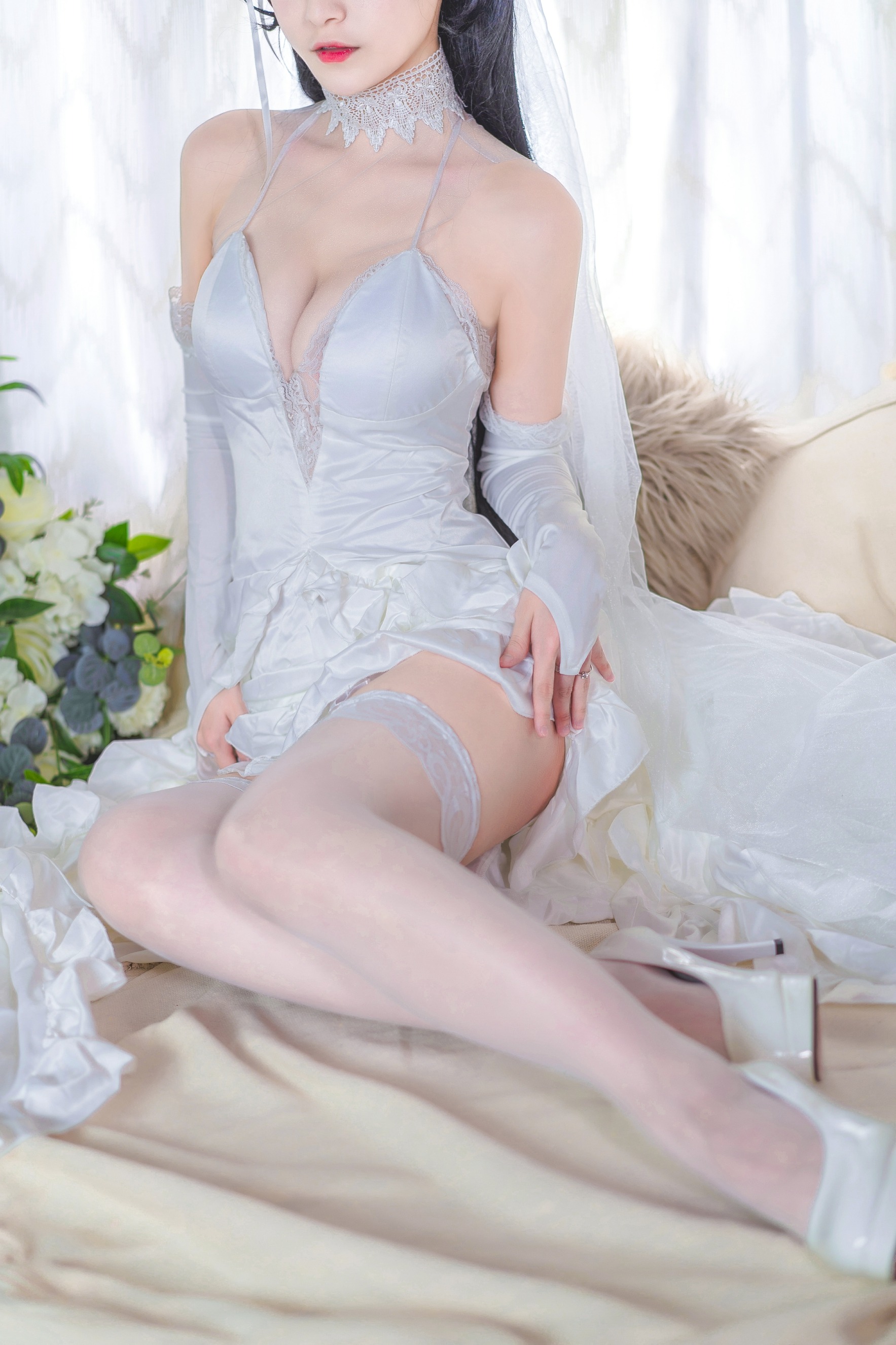铁板烧鬼舞w NO.001 爱宕婚纱(4)