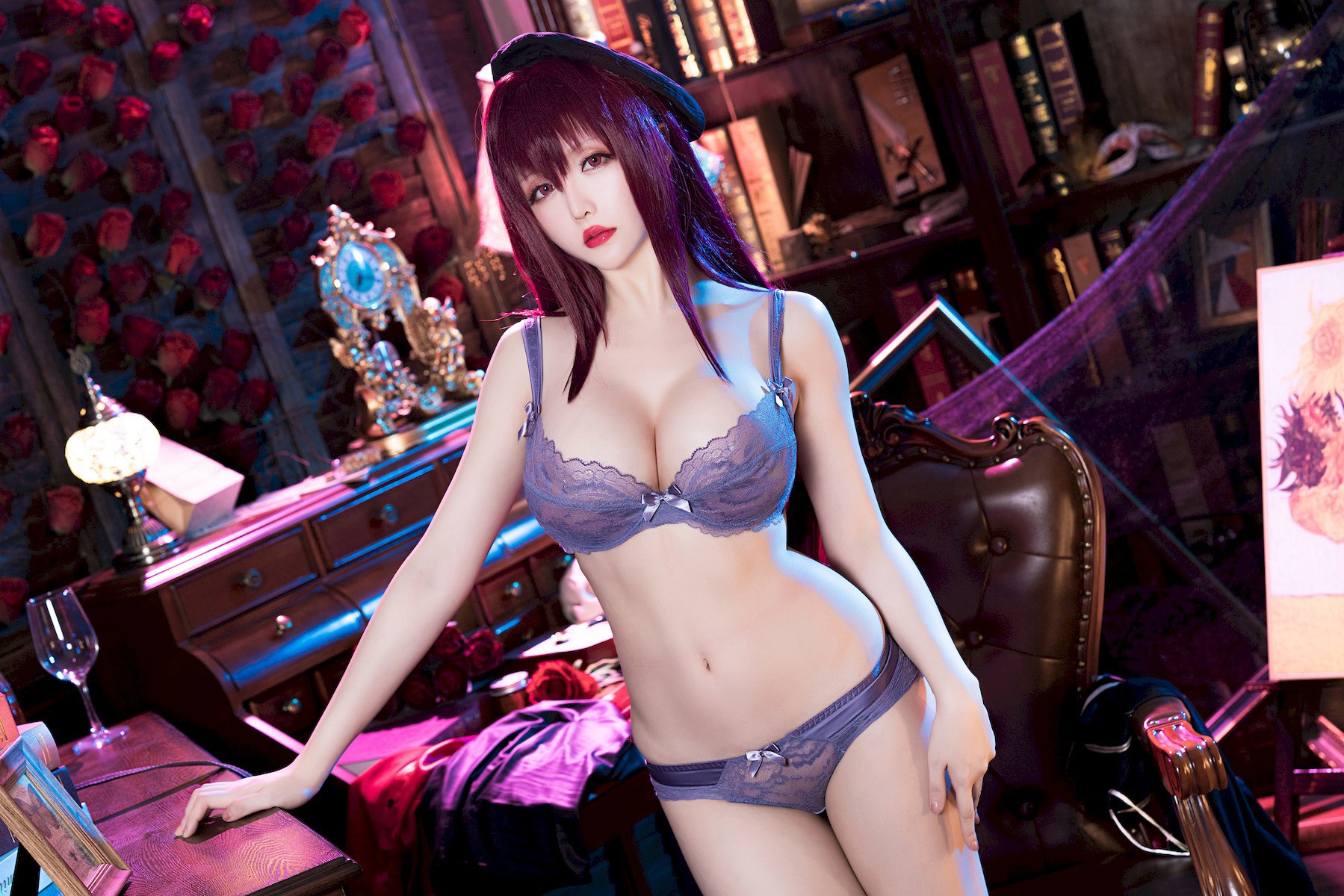 星之迟迟 Cosplay 斯卡哈 真红教枪(53)