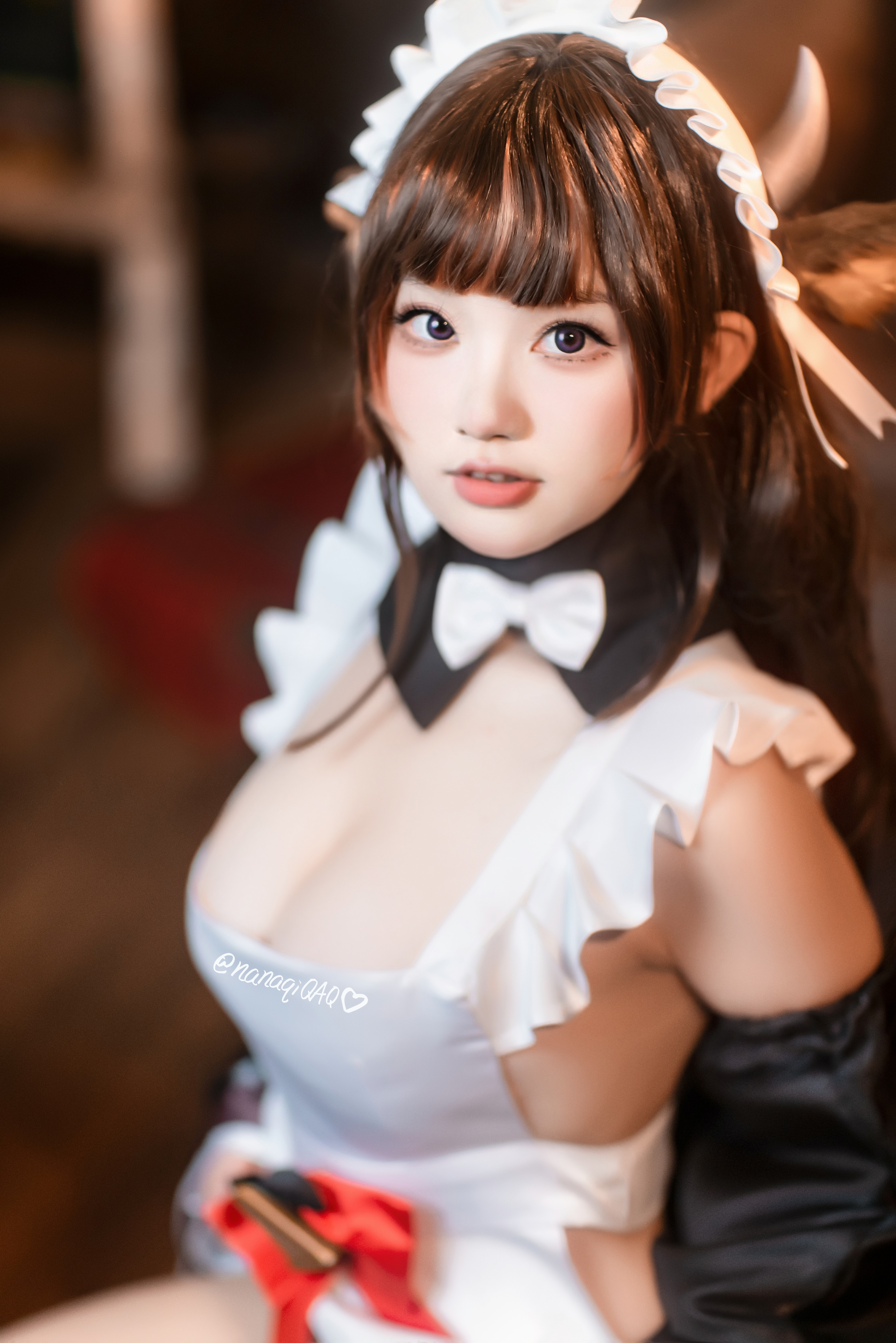 七七娜娜子 樫野牛牛女仆 [42P7V-363MB](34)