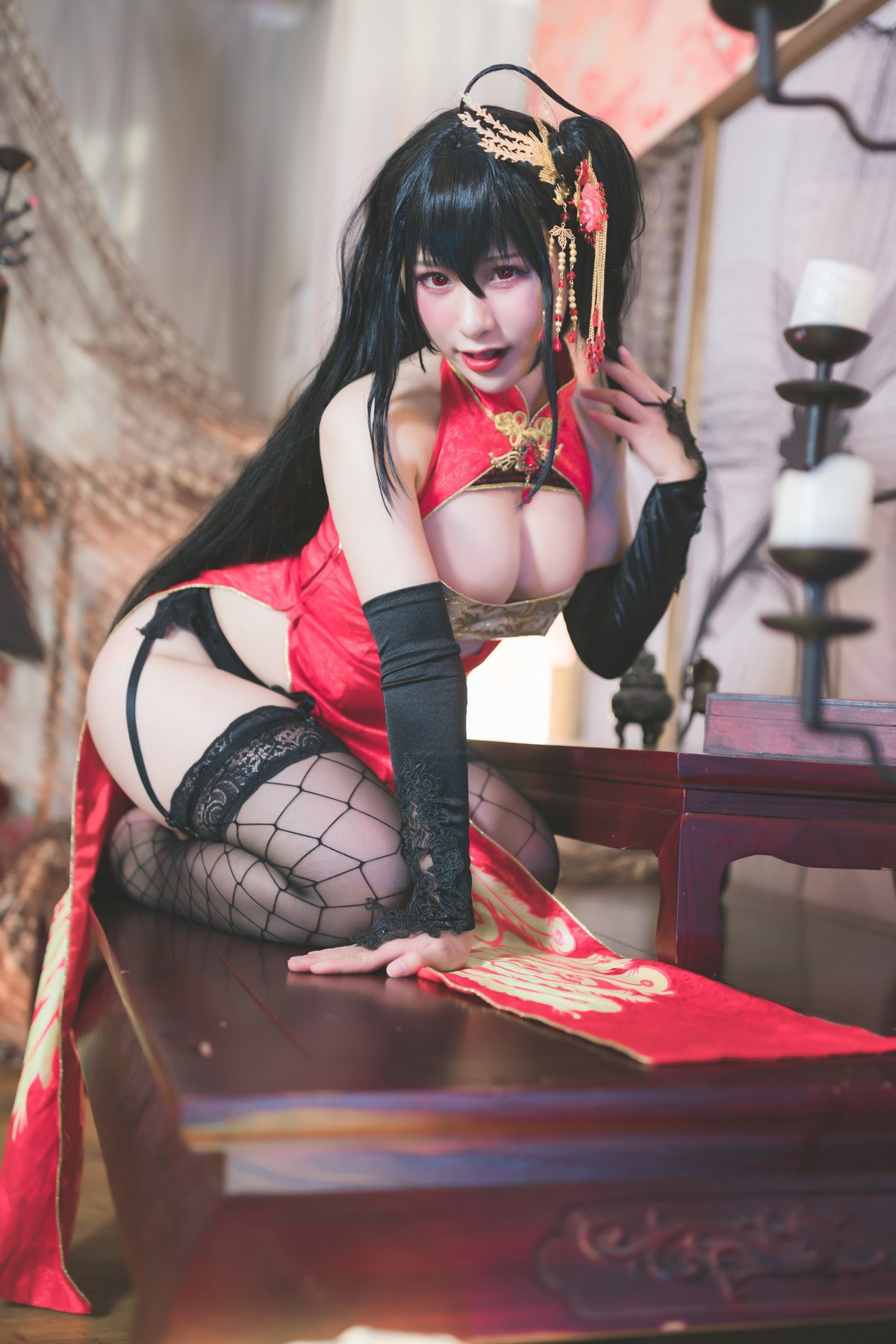 Cosplay 柘烟Zuken 大凤旗袍(18)
