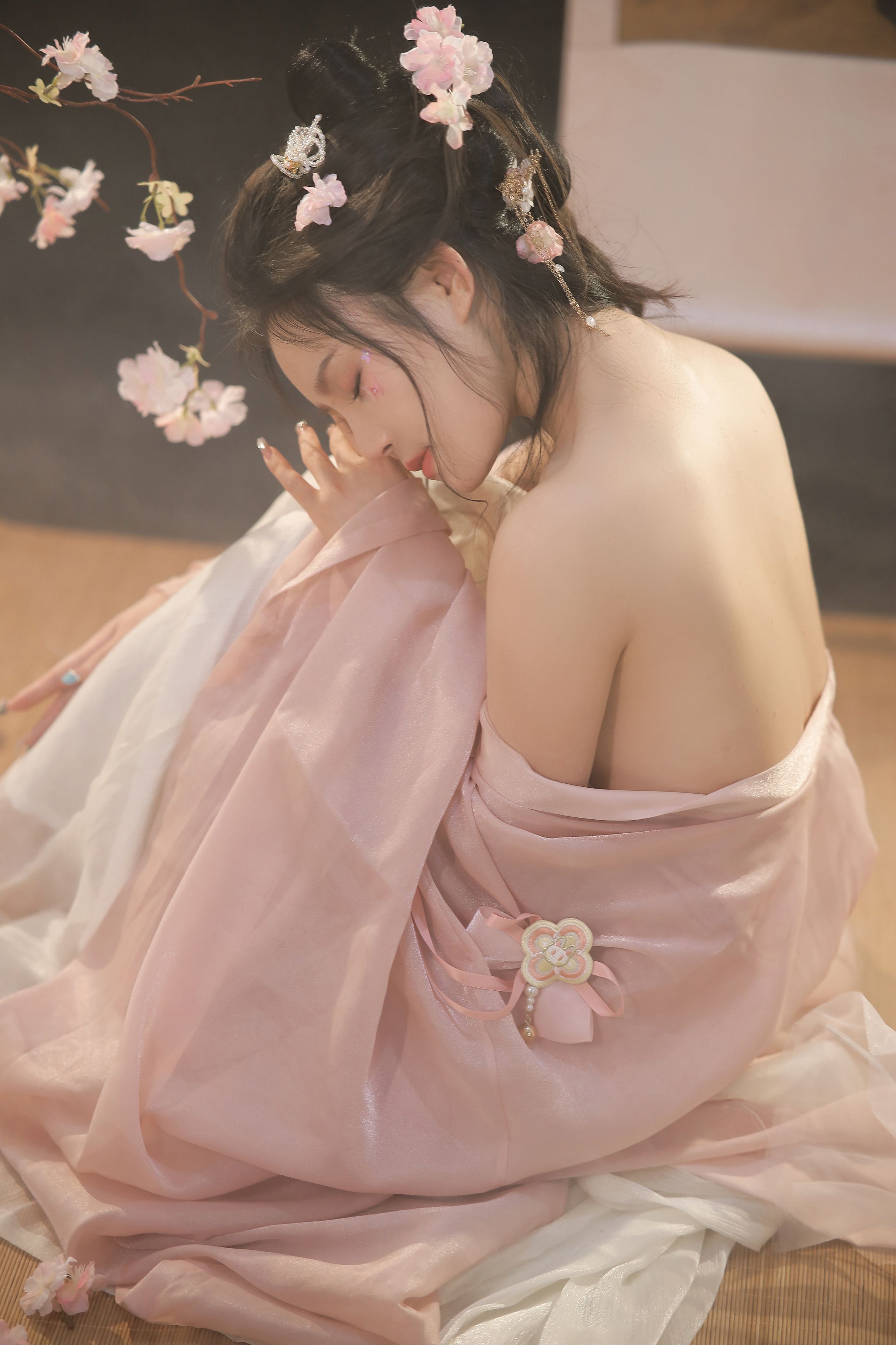 桃暖酱 2月 汉服古风（入梦）(27)