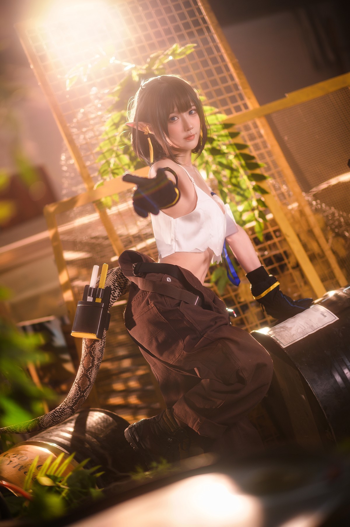 阿包也是兔娘 Cosplay 森蚺 Forest Flea(12)