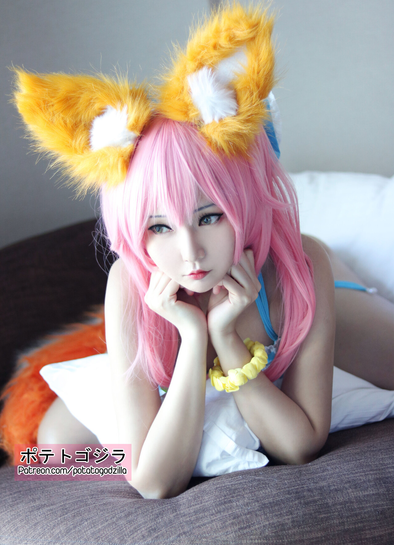 [Potato Godzilla ポテトゴジラ] Tamamo Bikini(13)