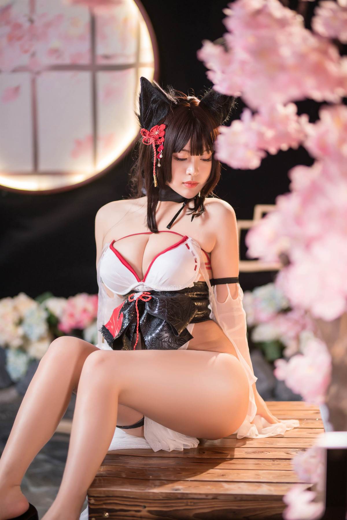 萌系小姐姐 白烨 湿身泳装(40)
