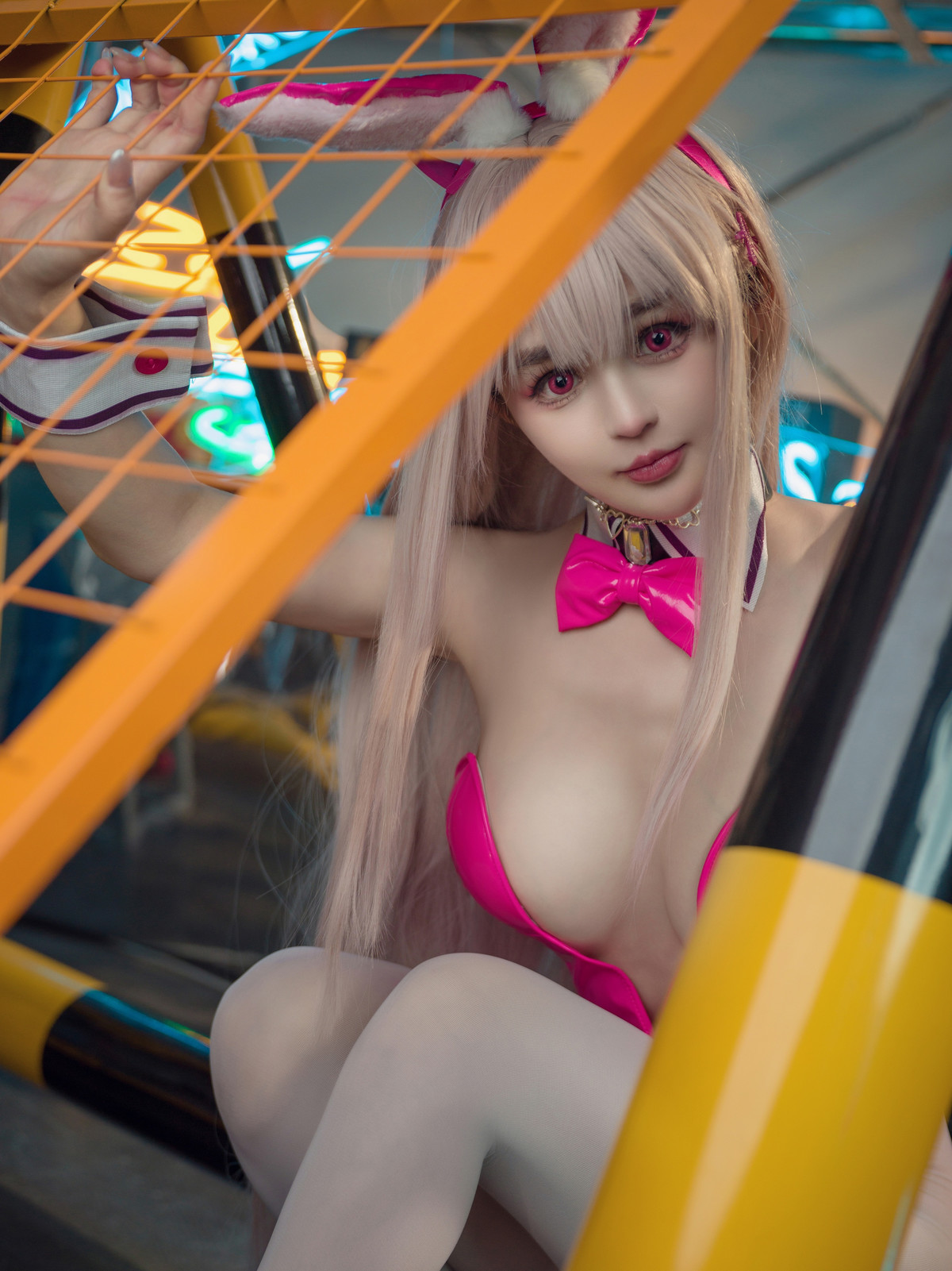 Cosplay 桜井宁宁 Viper Bunny 毒蛇兔女郎(16)