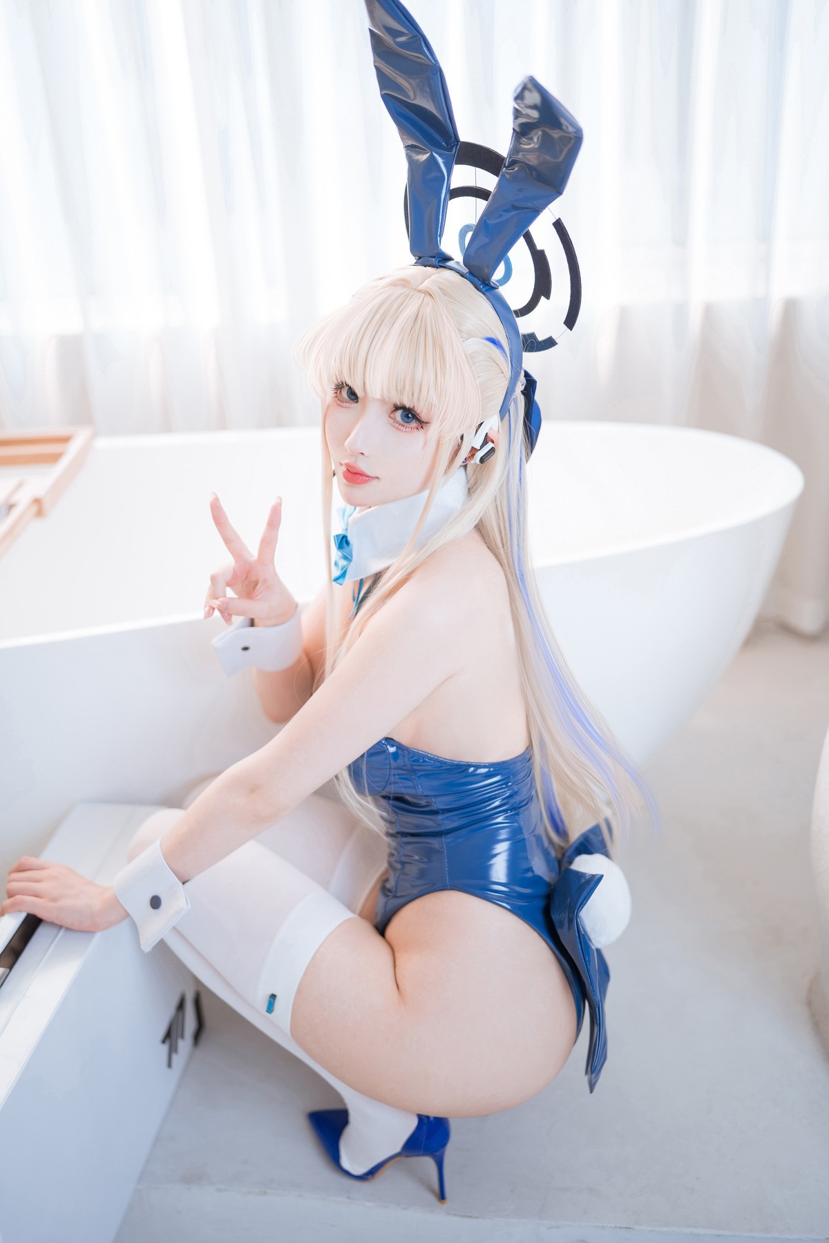 Cosplay Rioko凉凉子 碧蓝档案 TOKI兔兔(13)