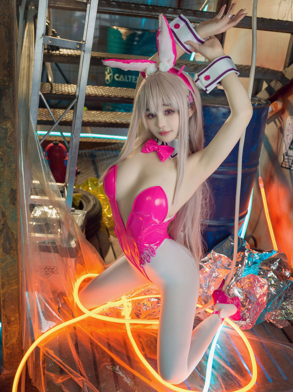 Cosplay 桜井宁宁 Viper Bunny 毒蛇兔女郎(55)