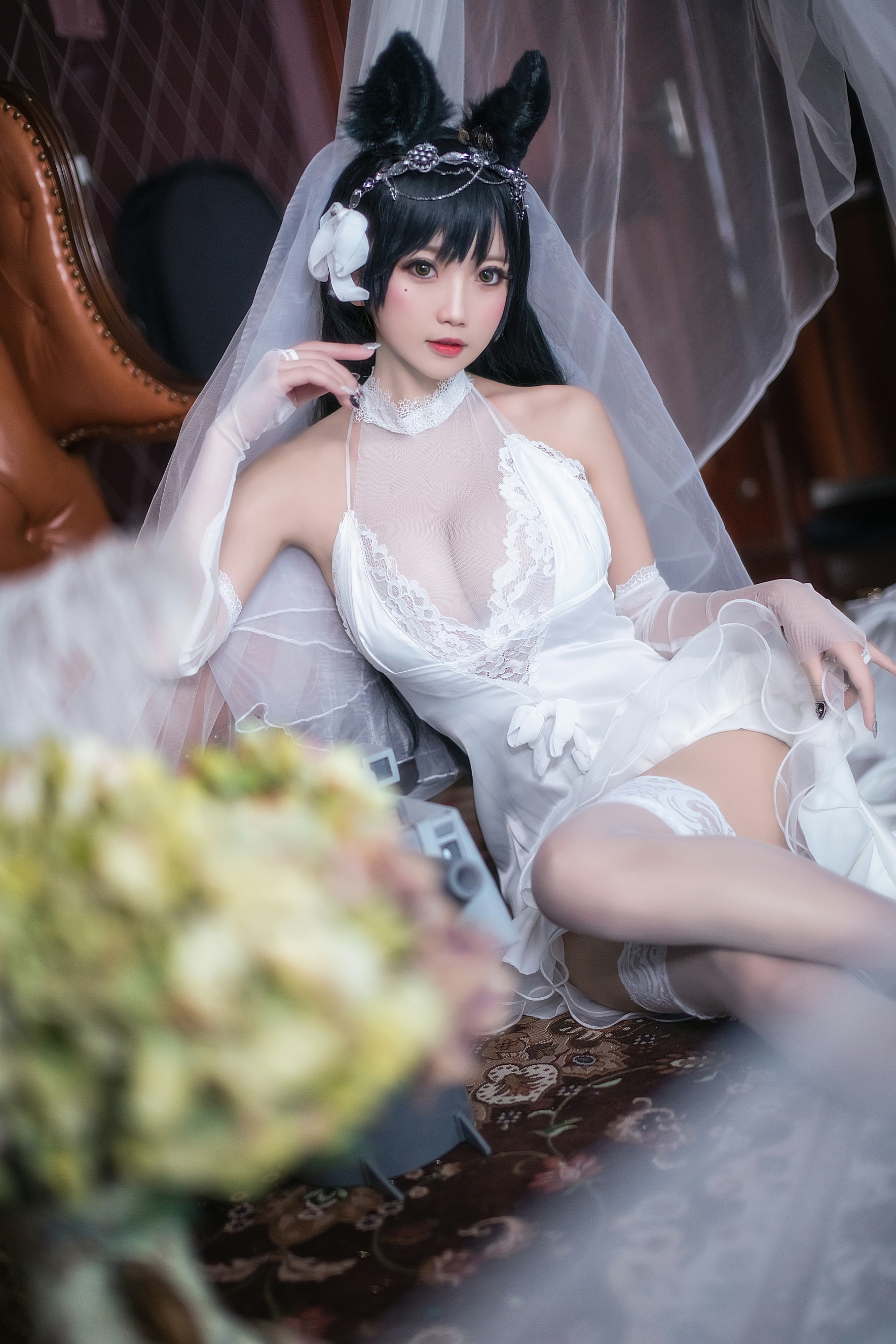鬼畜瑶在不在w - 爱宕打歌服 .爱宕旗袍.爱宕白色兔女郎. 爱宕花嫁(60)